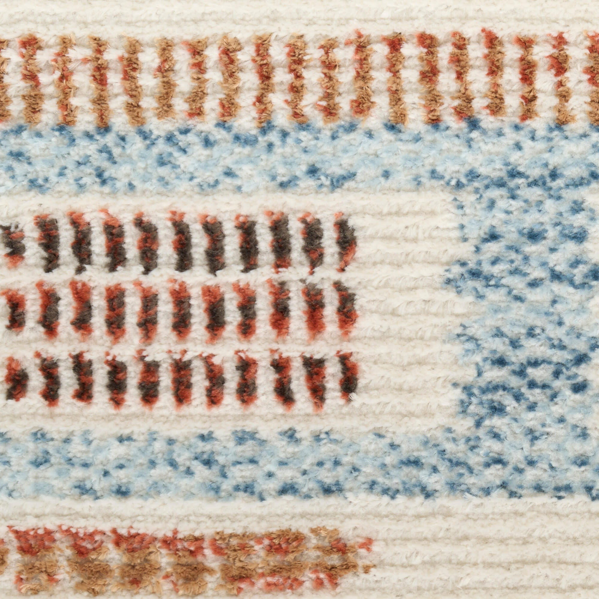 Swatch color Ivory/Rust 
