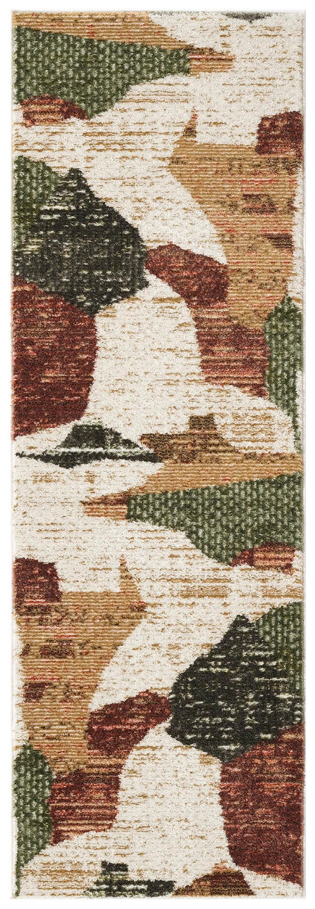 Nourison Home Nordic Abstract 2' x 6' Runner Rug, Beige/Multi, large