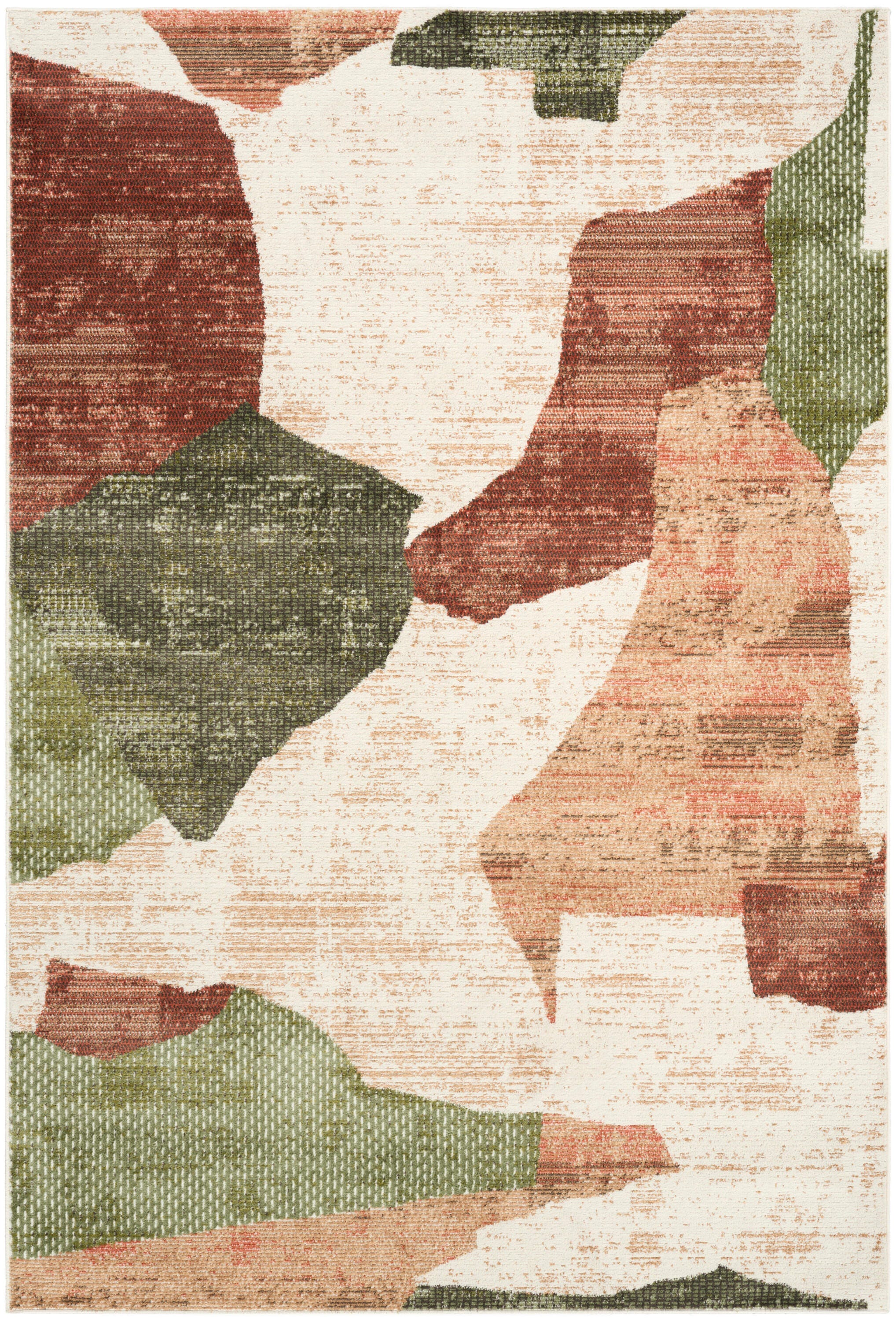 Nourison Home Nordic Abstract 4' x 6' Area Rug, Beige/Multi, large