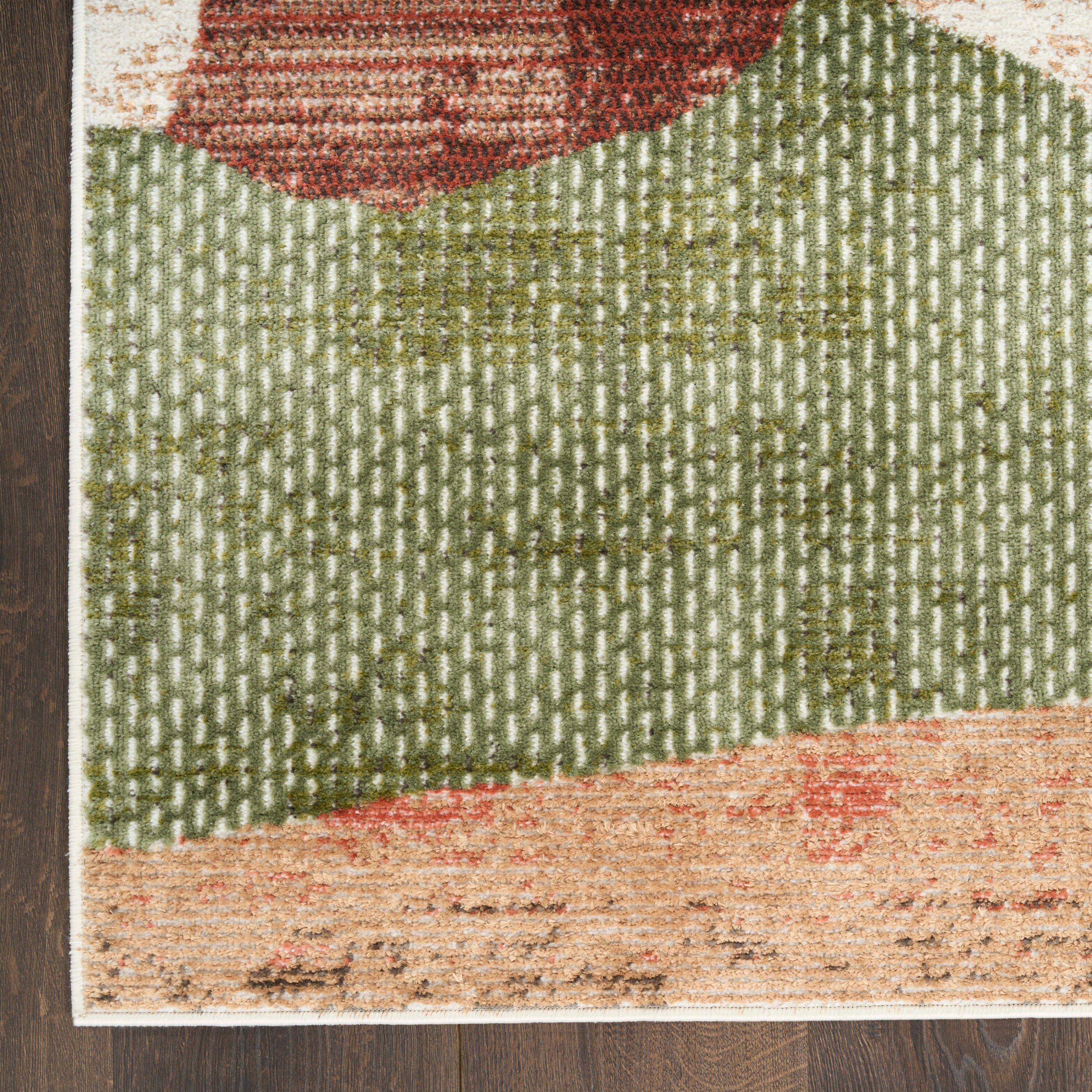 Nourison Home Nordic Abstract 5' x 7' Area Rug, Beige/Multi, large