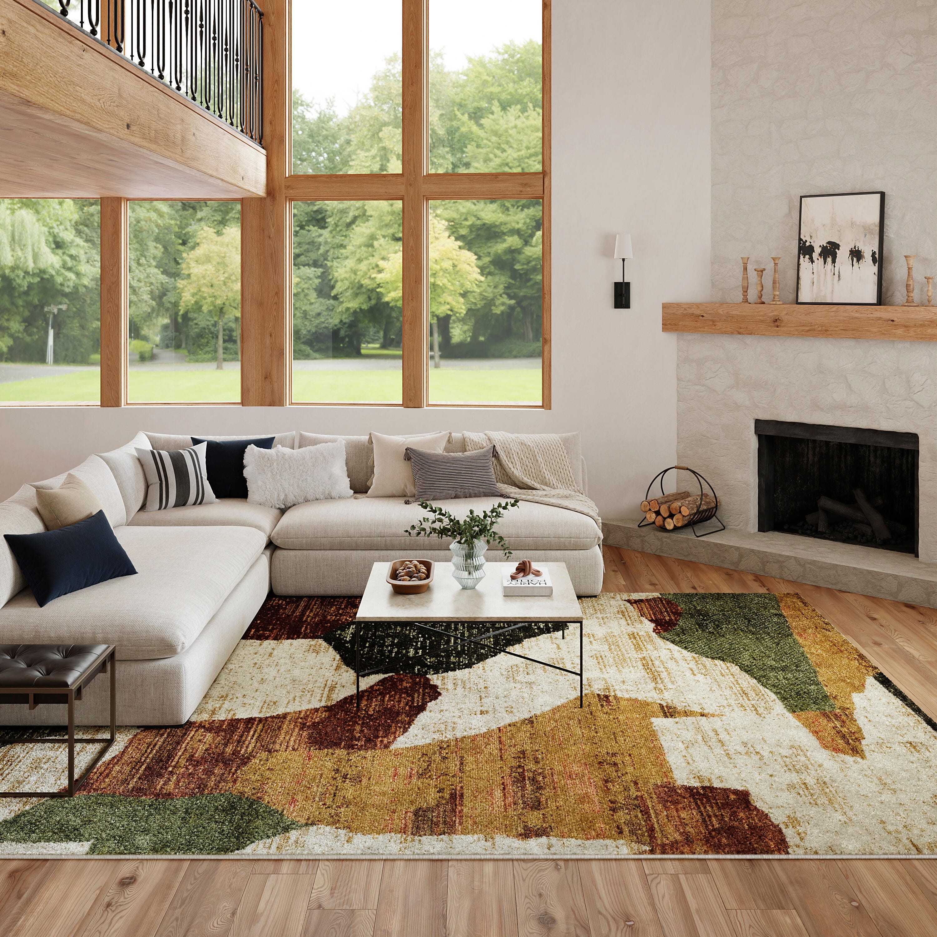 Nourison Home Nordic Abstract 8' x 10' Area Rug | Ashley