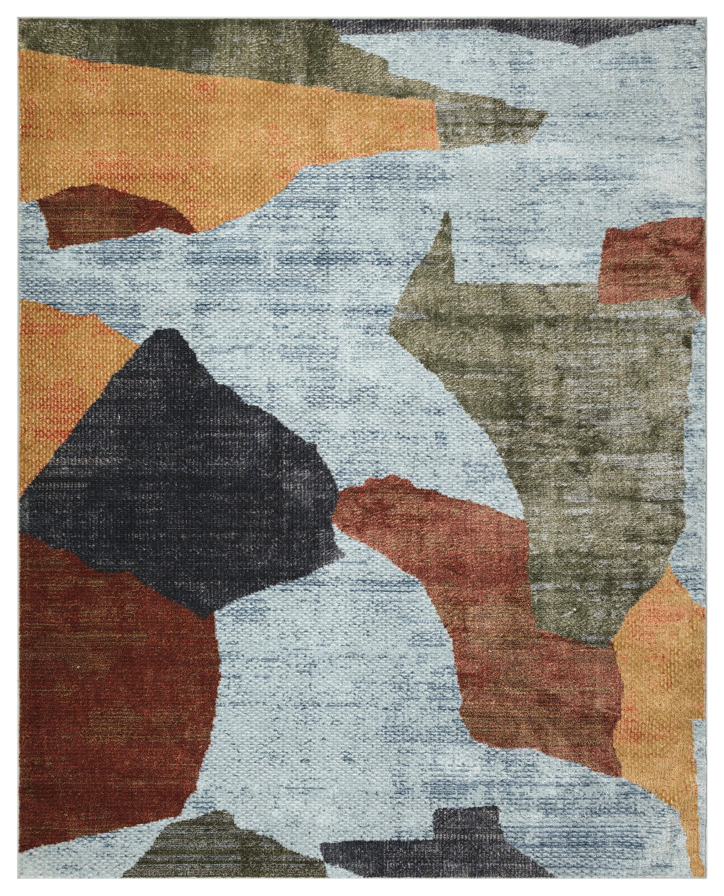 Nourison Home Nordic Abstract 8' x 10' Area Rug, Blue/Multi, large