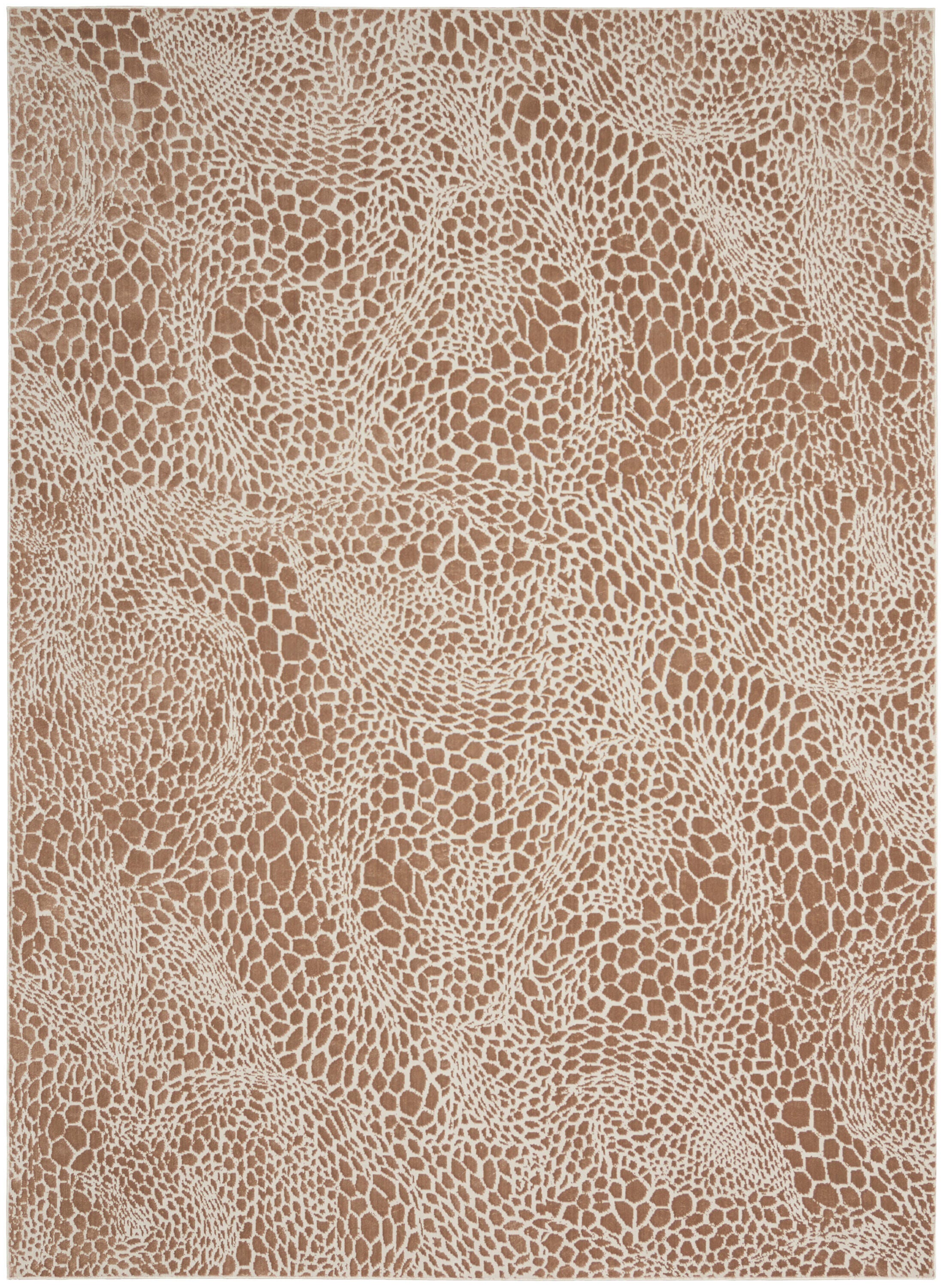 Nourison Home Desire Animal Print 9' x 12' Area Rug, Camel Brown, large