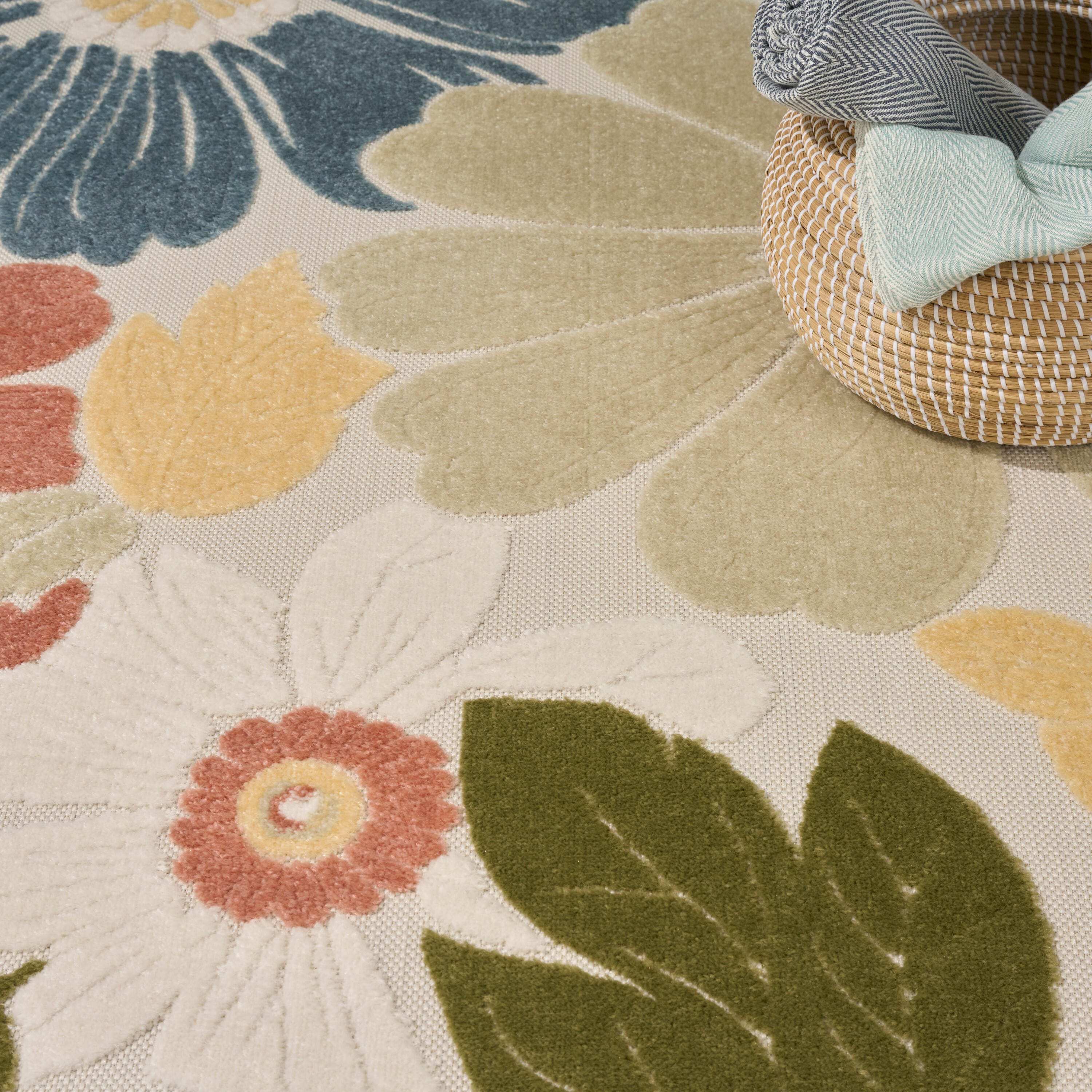 Nourison Home 5'3" x 7'5" Area Rug, Multi, large