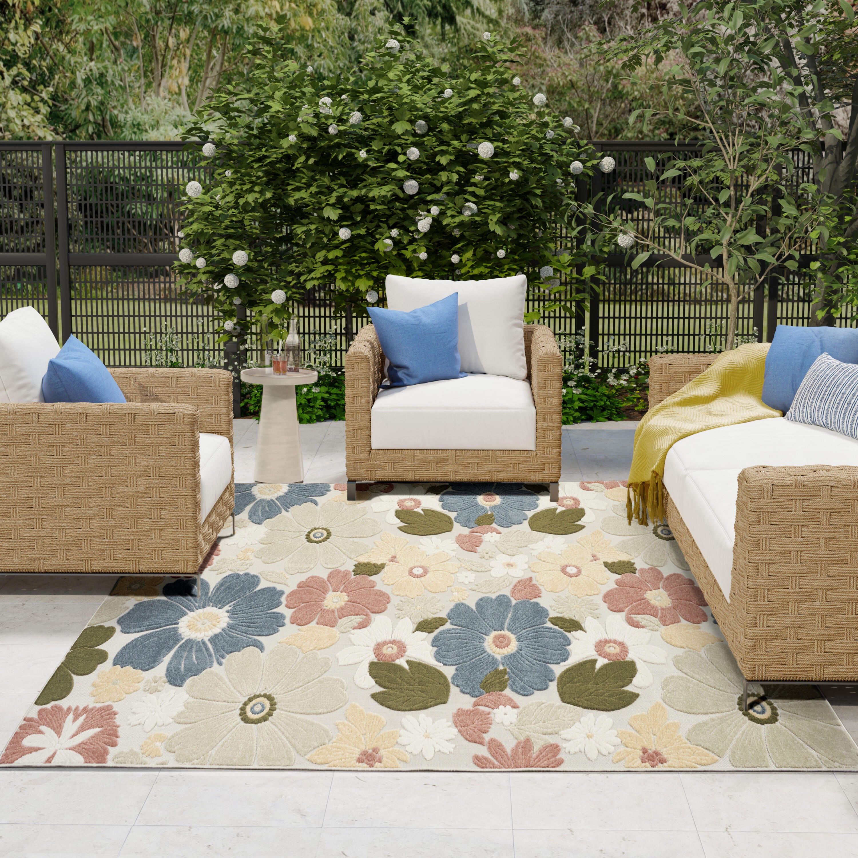 Nourison Home 9' x 12' Area Rug, Multi, large