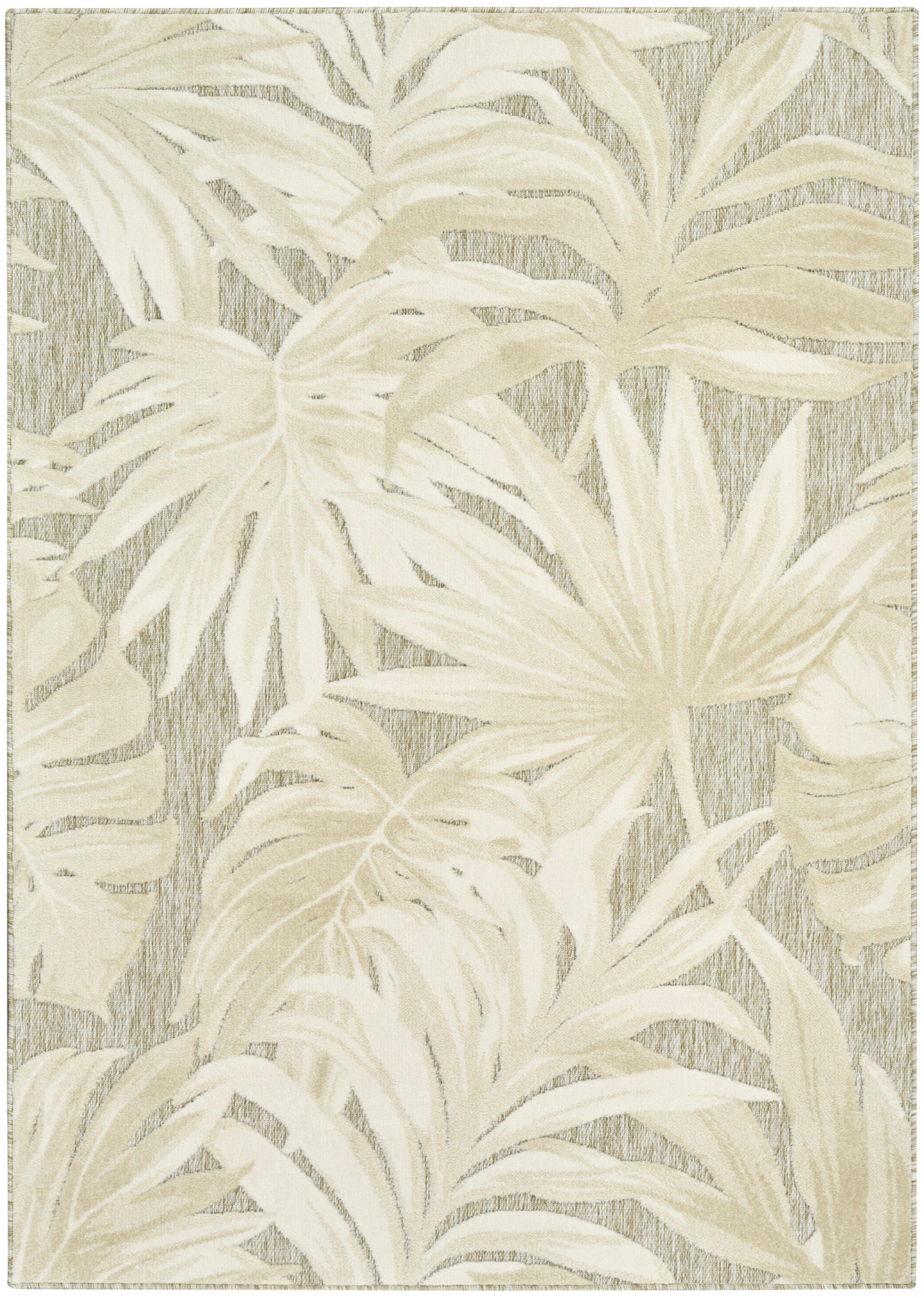 Nourison Home Aloha 5'3" x 7'5" Area Rug, Ivory/Sage, large