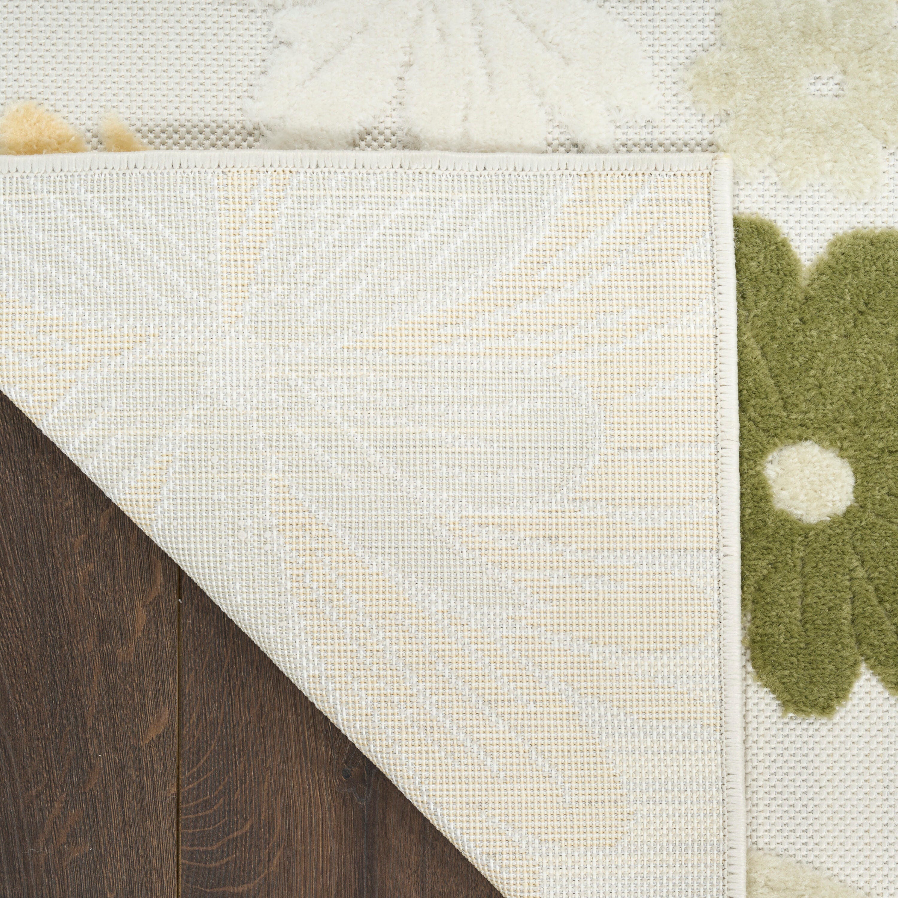 Nourison Home 5'3" x 7'5" Area Rug, Ivory/Green, large