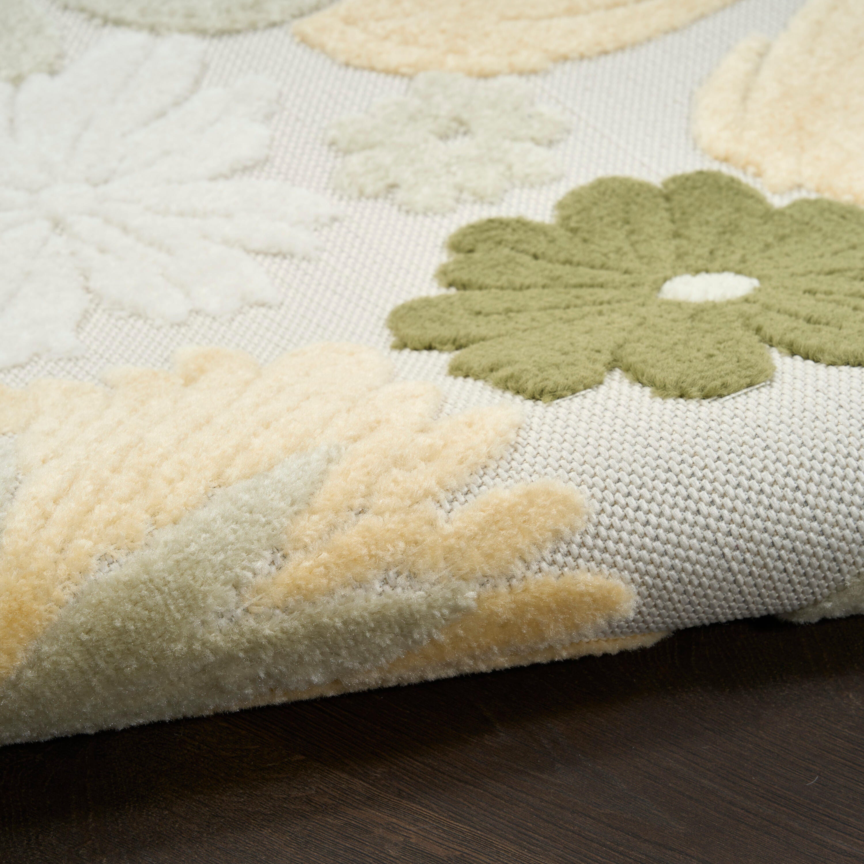 Nourison Home 5'3" x 7'5" Area Rug, Ivory/Green, large