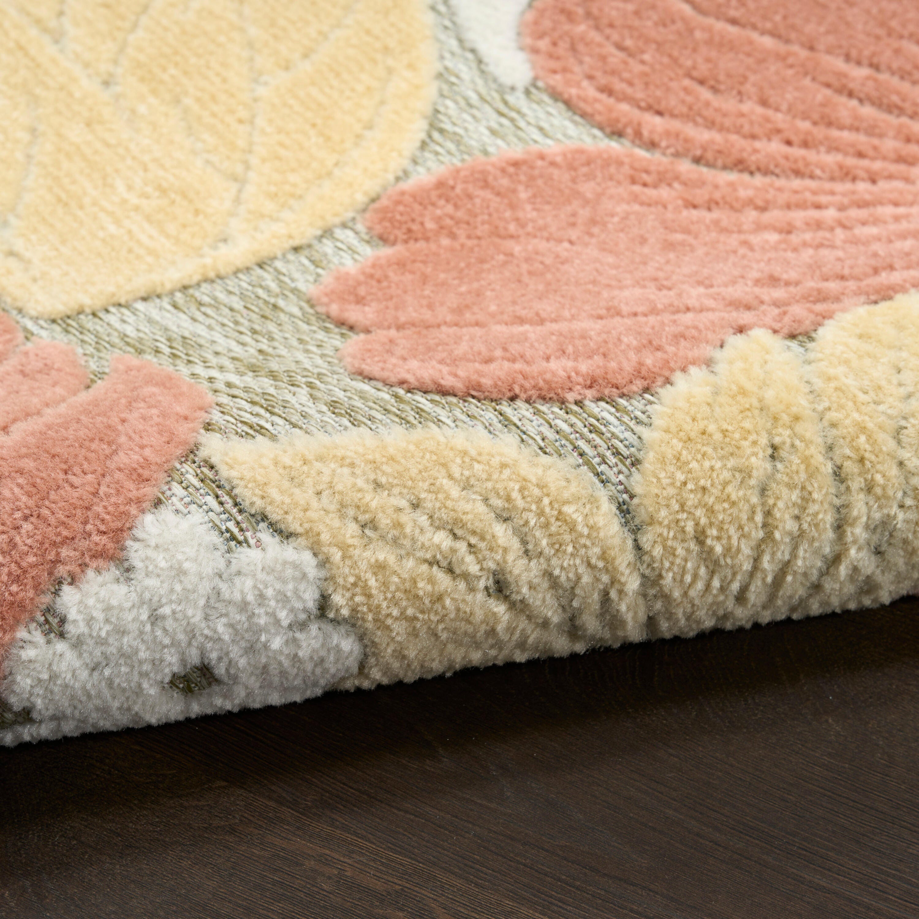 Nourison Home 5'3" x 7'5" Area Rug, Rose, large