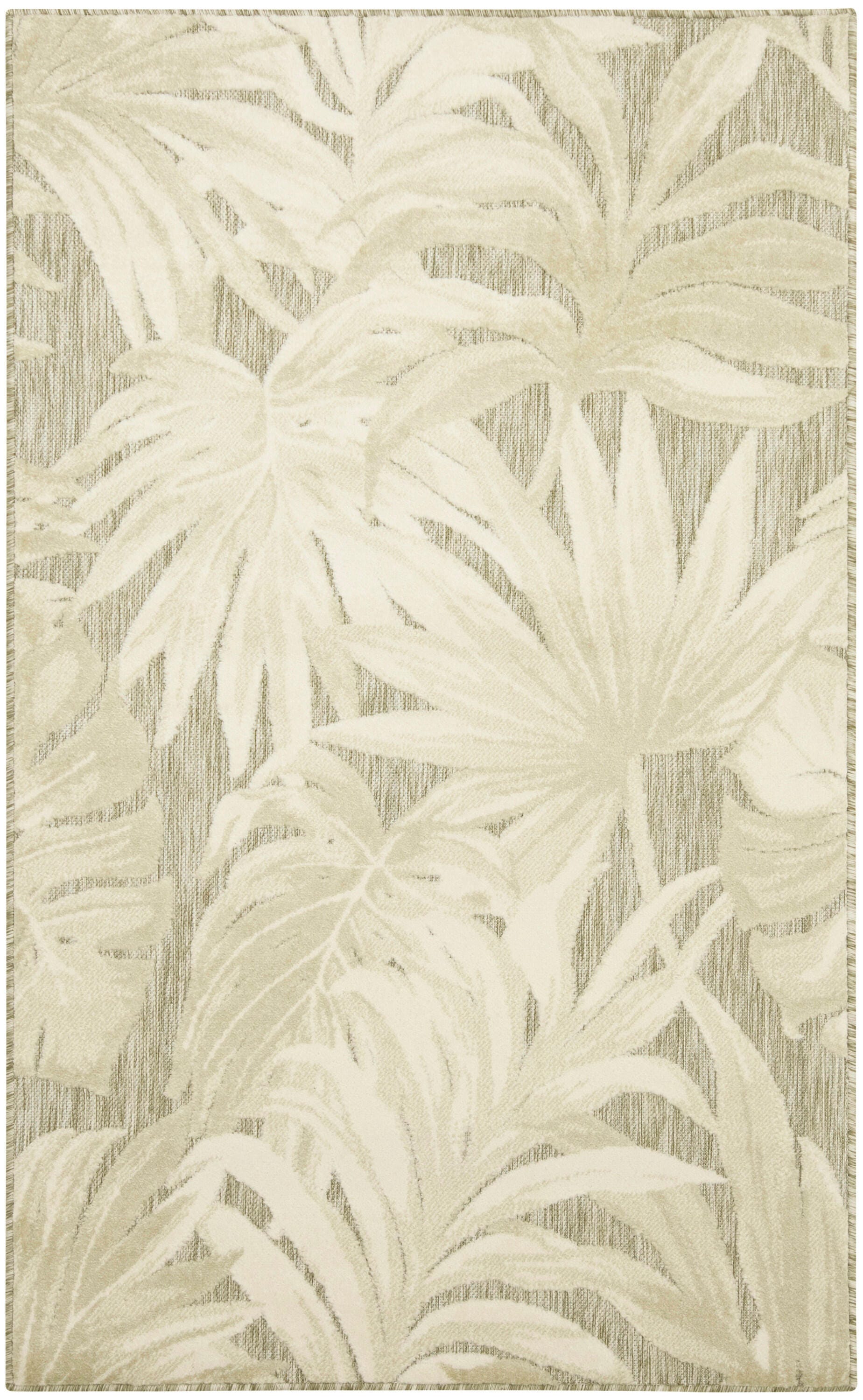Nourison Home Aloha 2'8" x 4' Accent Rug, Ivory/Sage, large