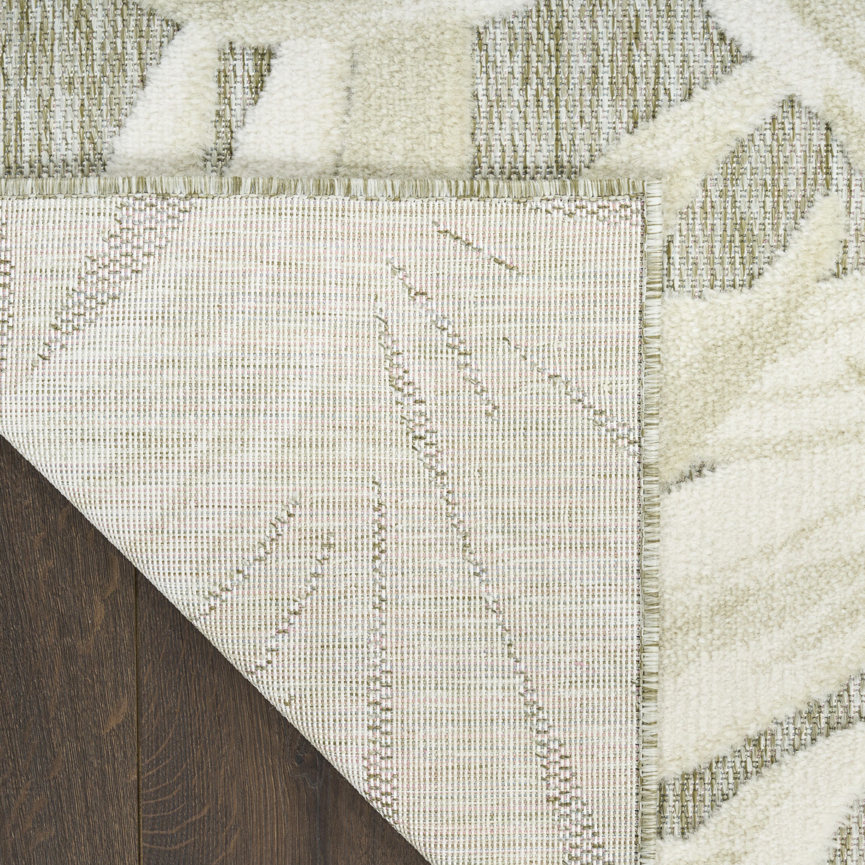 Nourison Home Aloha 7'10" x 10'6" Area Rug, Ivory/Sage, large