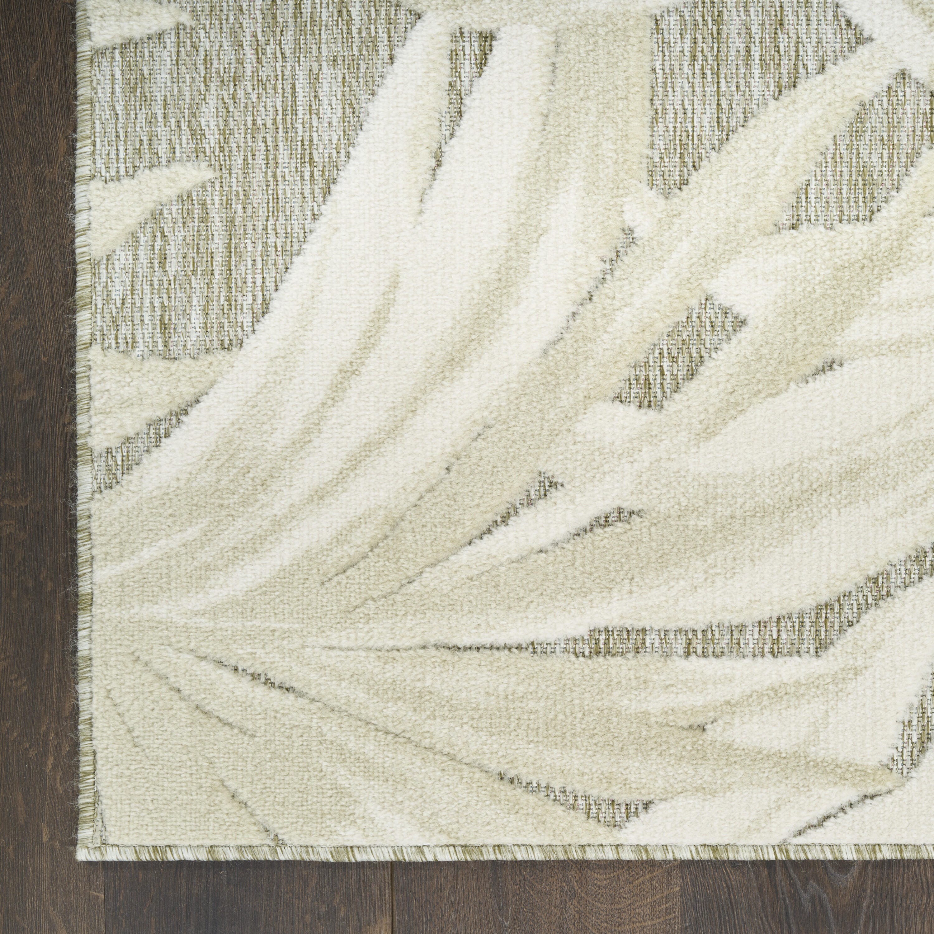 Nourison Home Aloha 7'10" x 10'6" Area Rug, Ivory/Sage, large