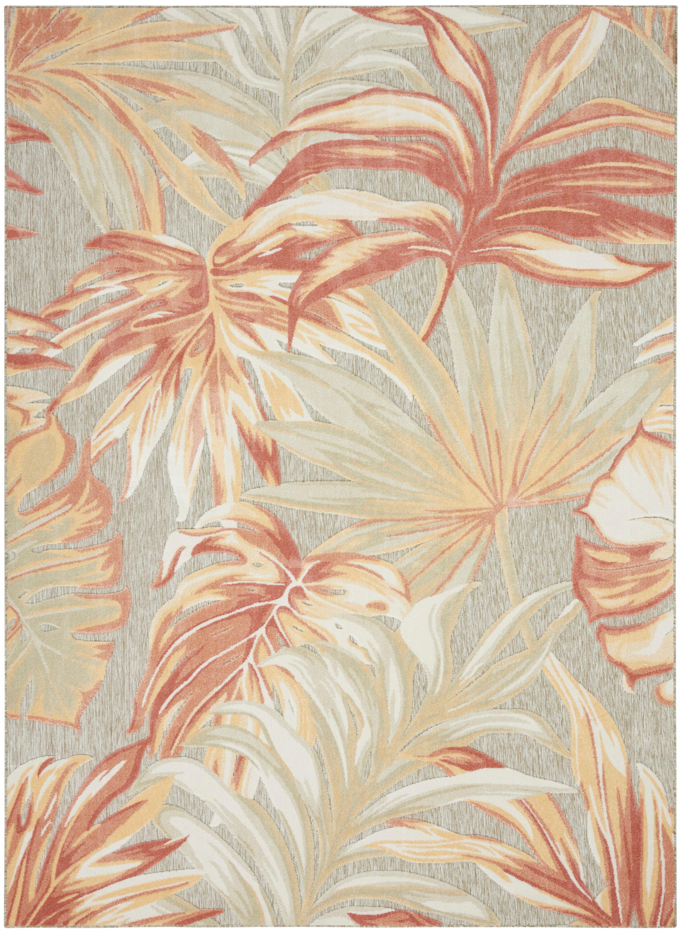 Nourison Home Aloha 9' x 12' Area Rug, Sage Green/Cream, large