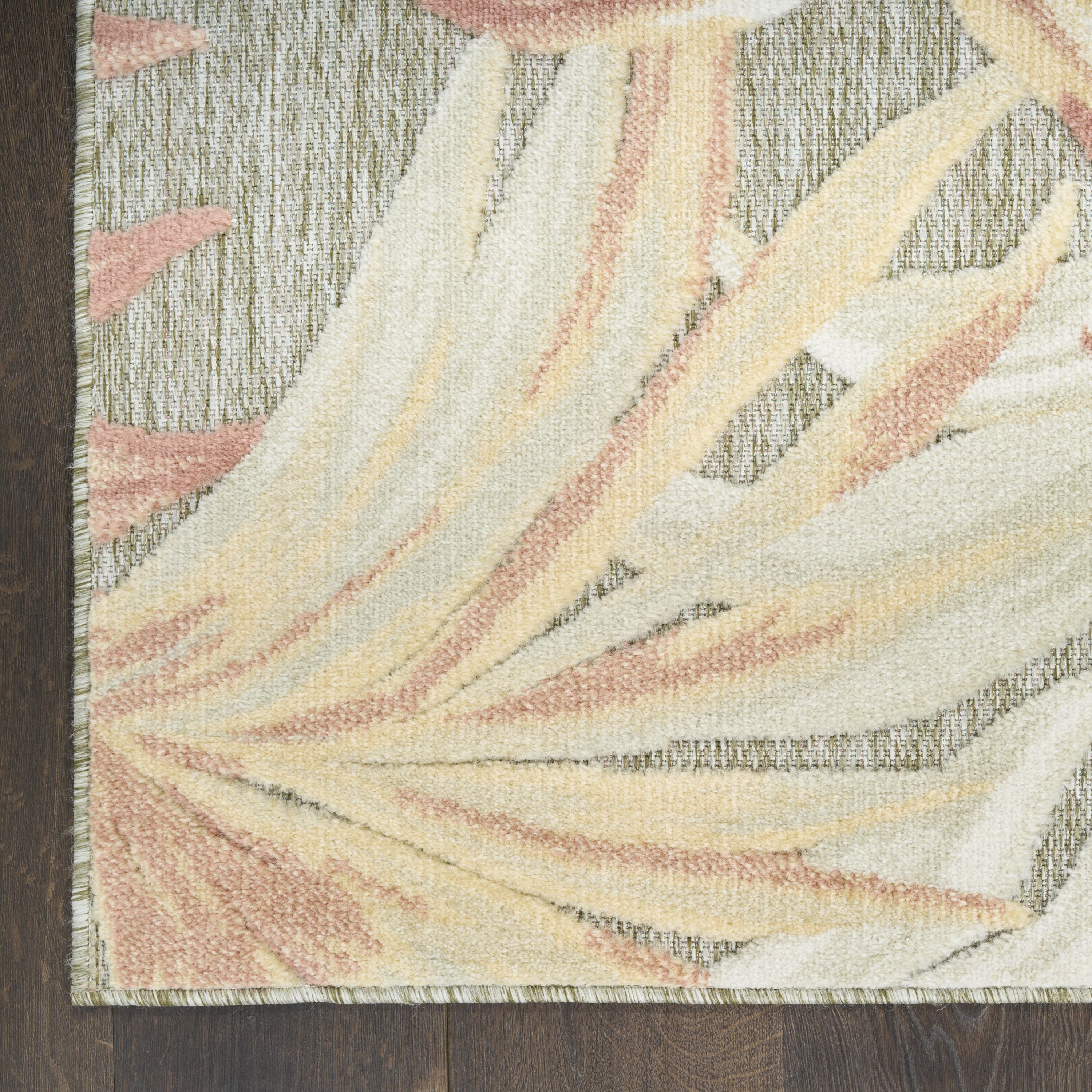 Nourison Home Aloha 9' x 12' Area Rug, Sage Green/Cream, large