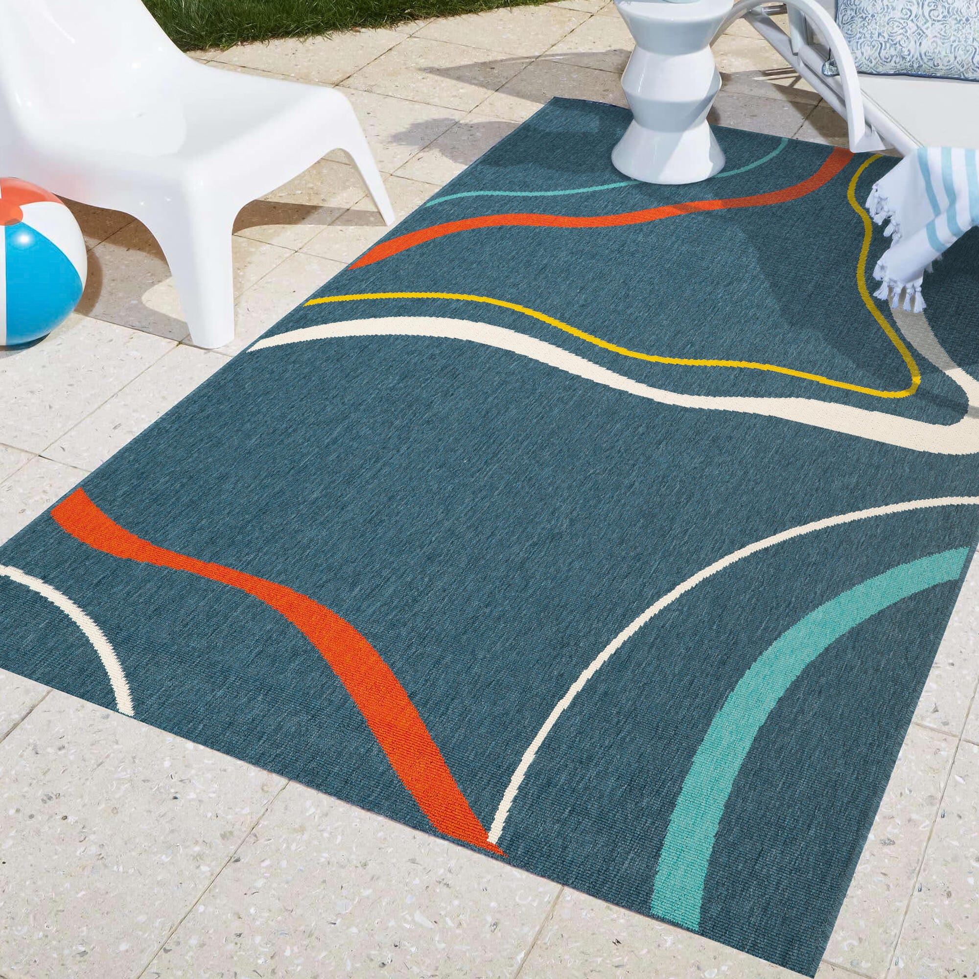 Suvii Home Horizon 8' x 10' Area Rug, Multi