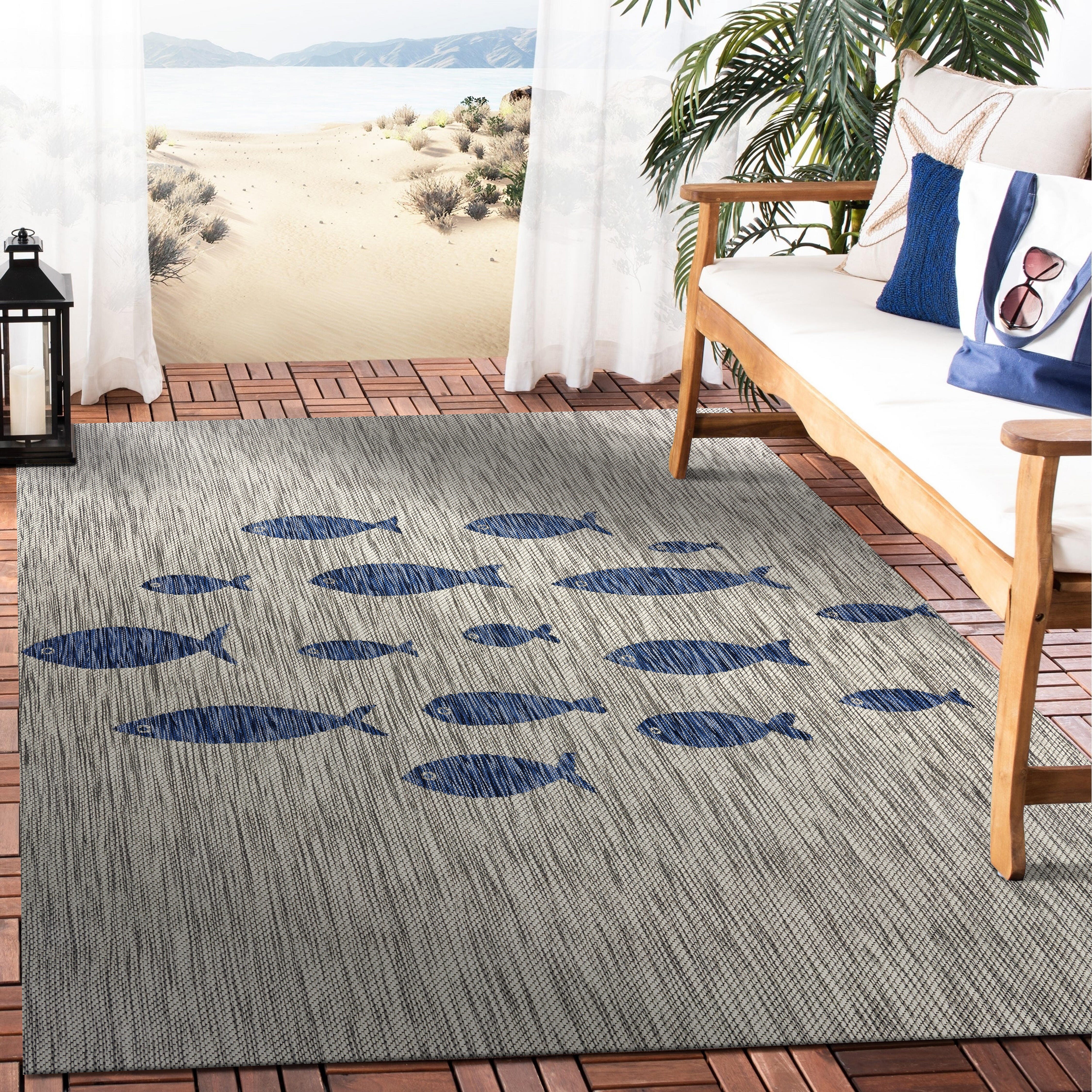 Suvii Home Animal Print 8' x 10' Area Rug | Ashley