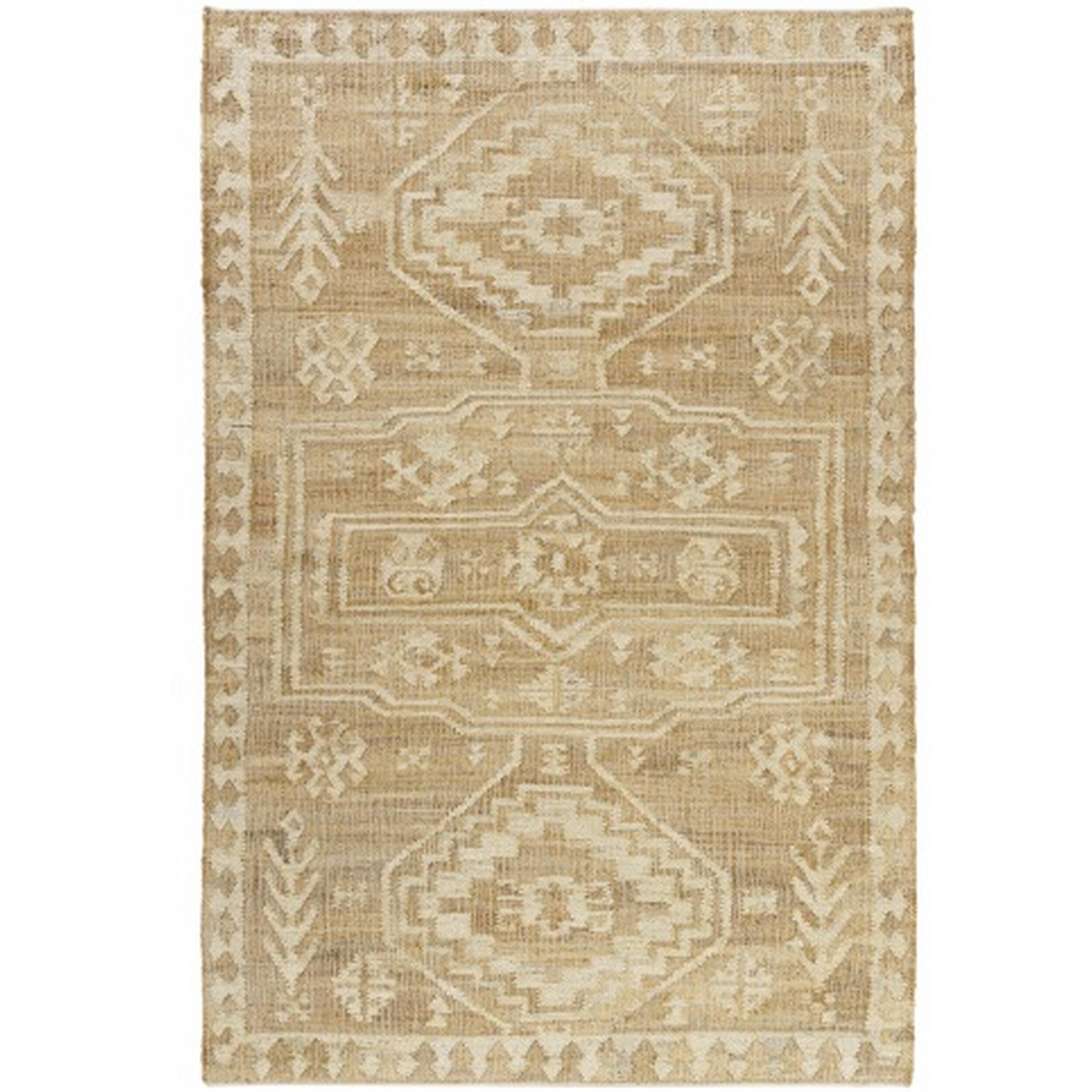 Suvii Home Medallion 5' x 8' Area Rug, Natural/Ivory, large