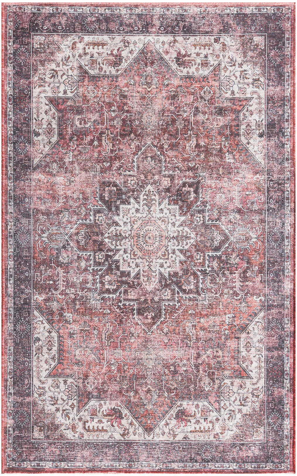 Nourison Home Persian 3' x 5' Area Rug, Red, large