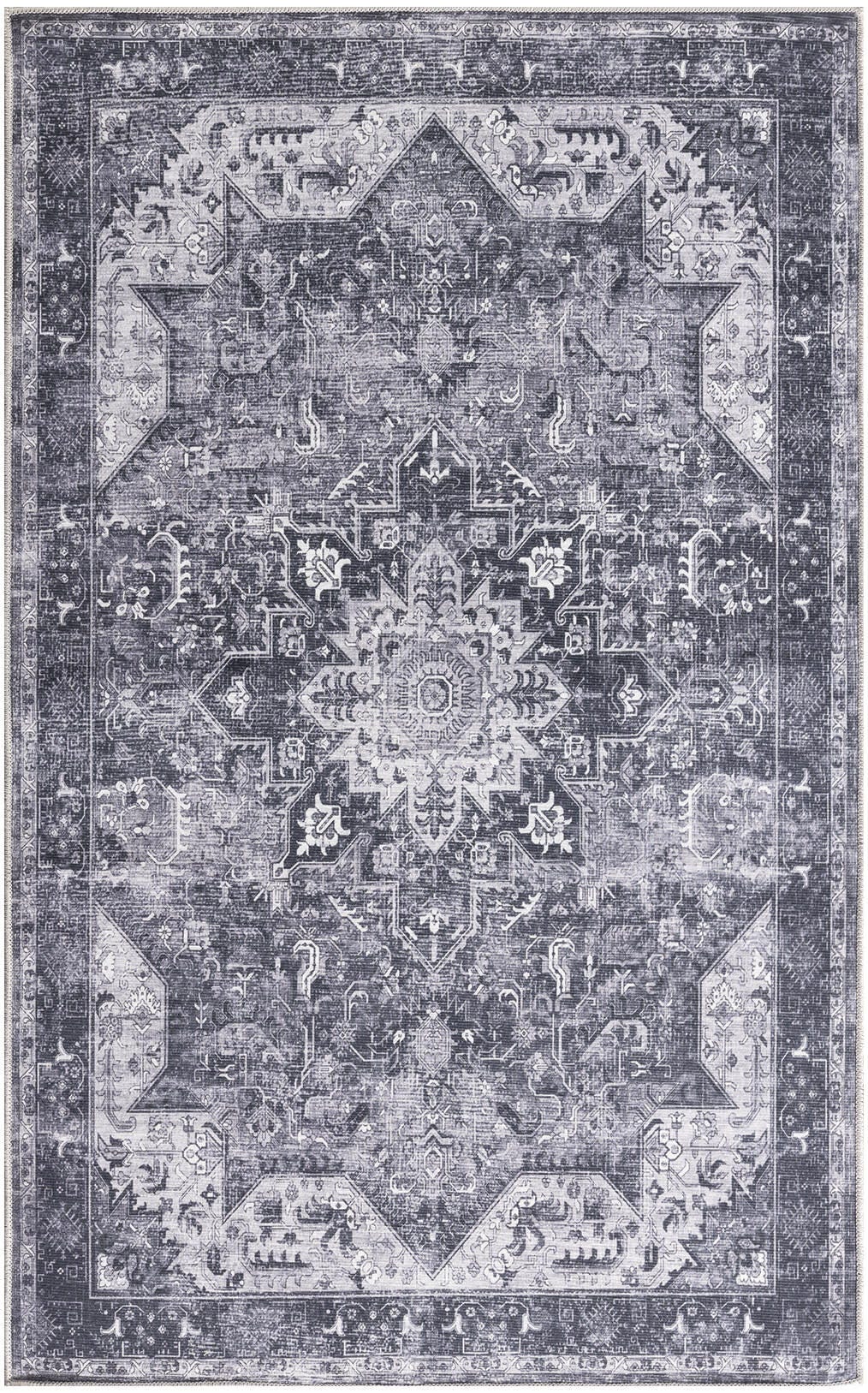 Nourison Home Persian 3' x 5' Area Rug, Gray, large