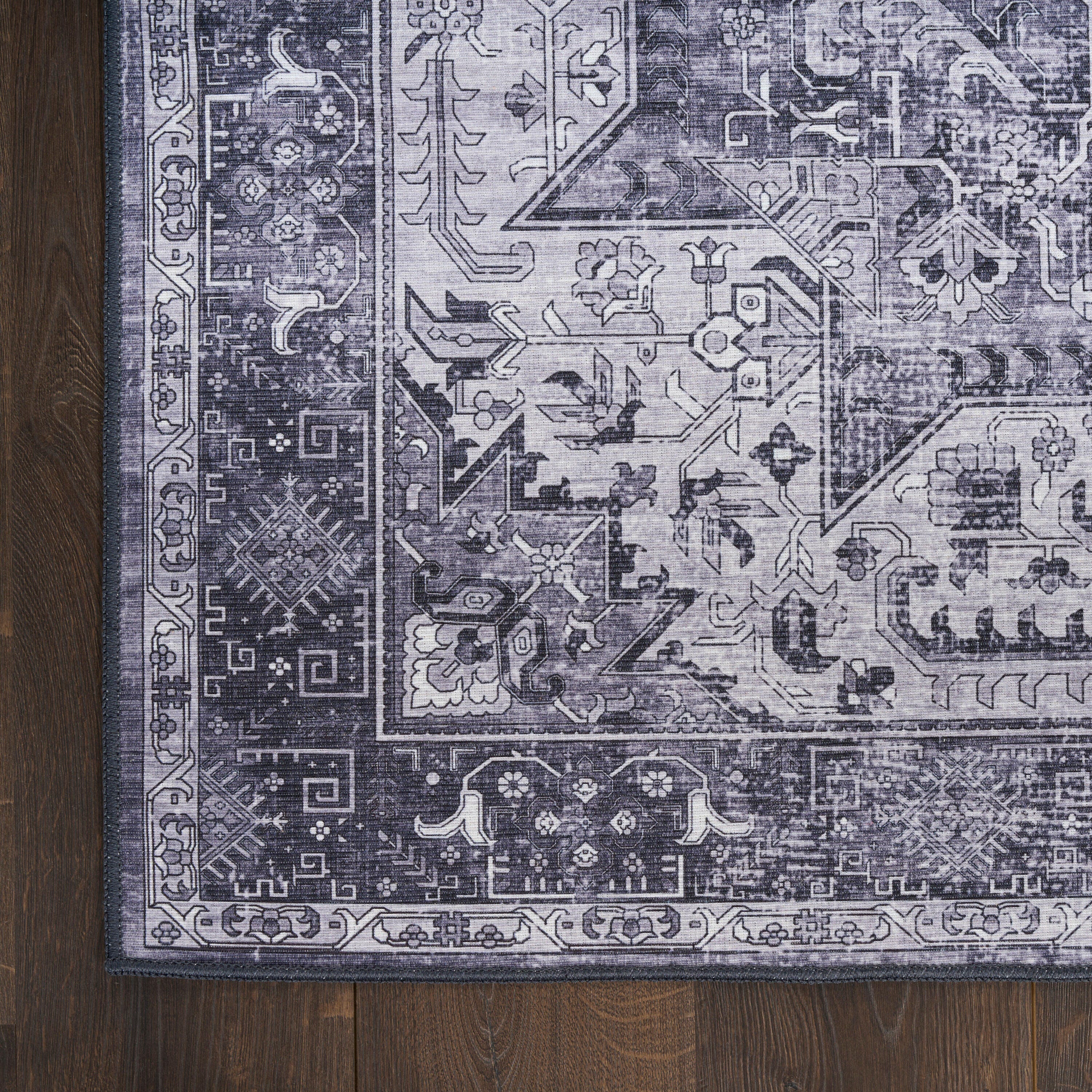 Nourison Home Persian 3' x 5' Area Rug, Gray, large