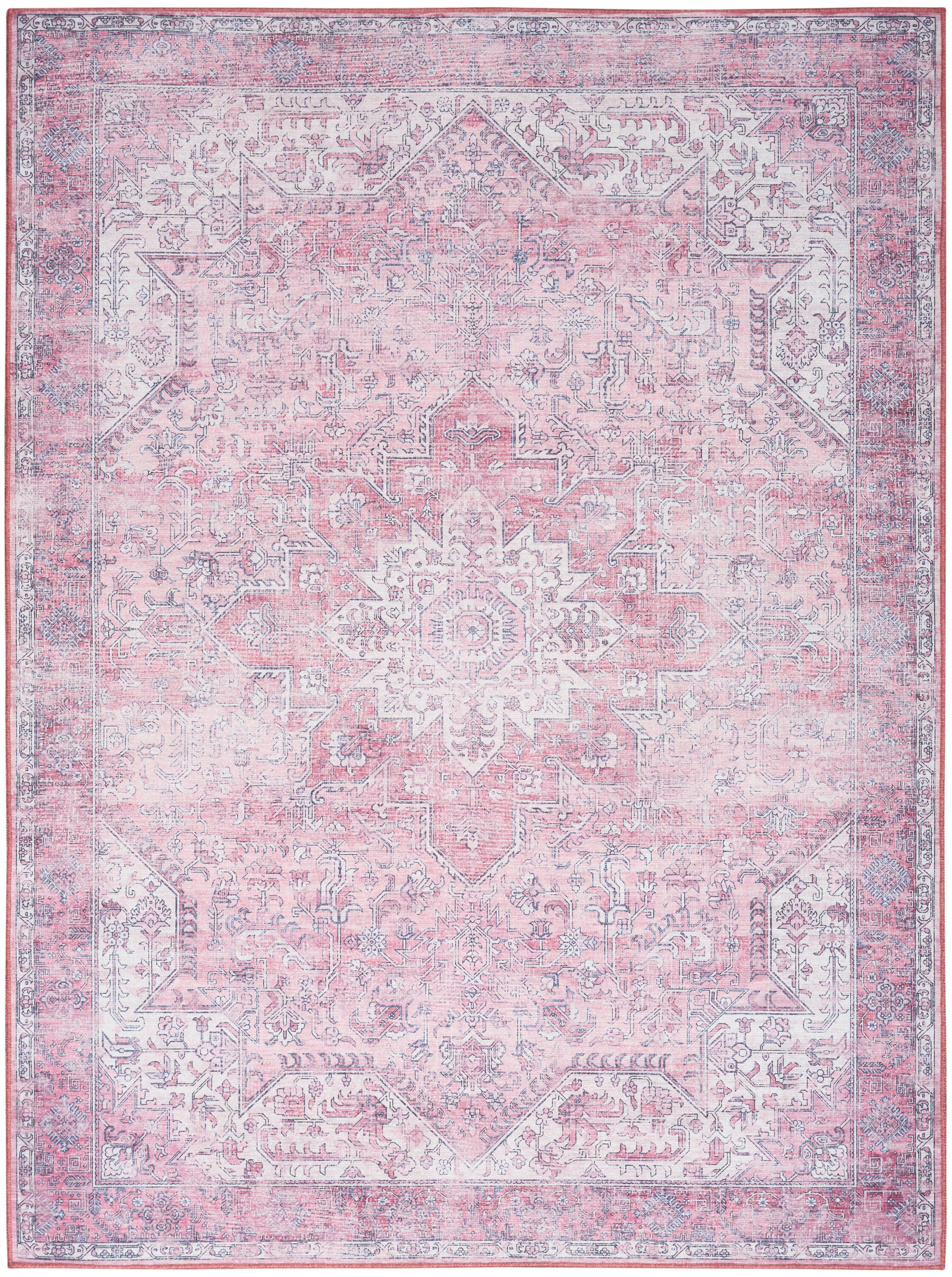Nourison Home Persian Area Rug, Pink, large