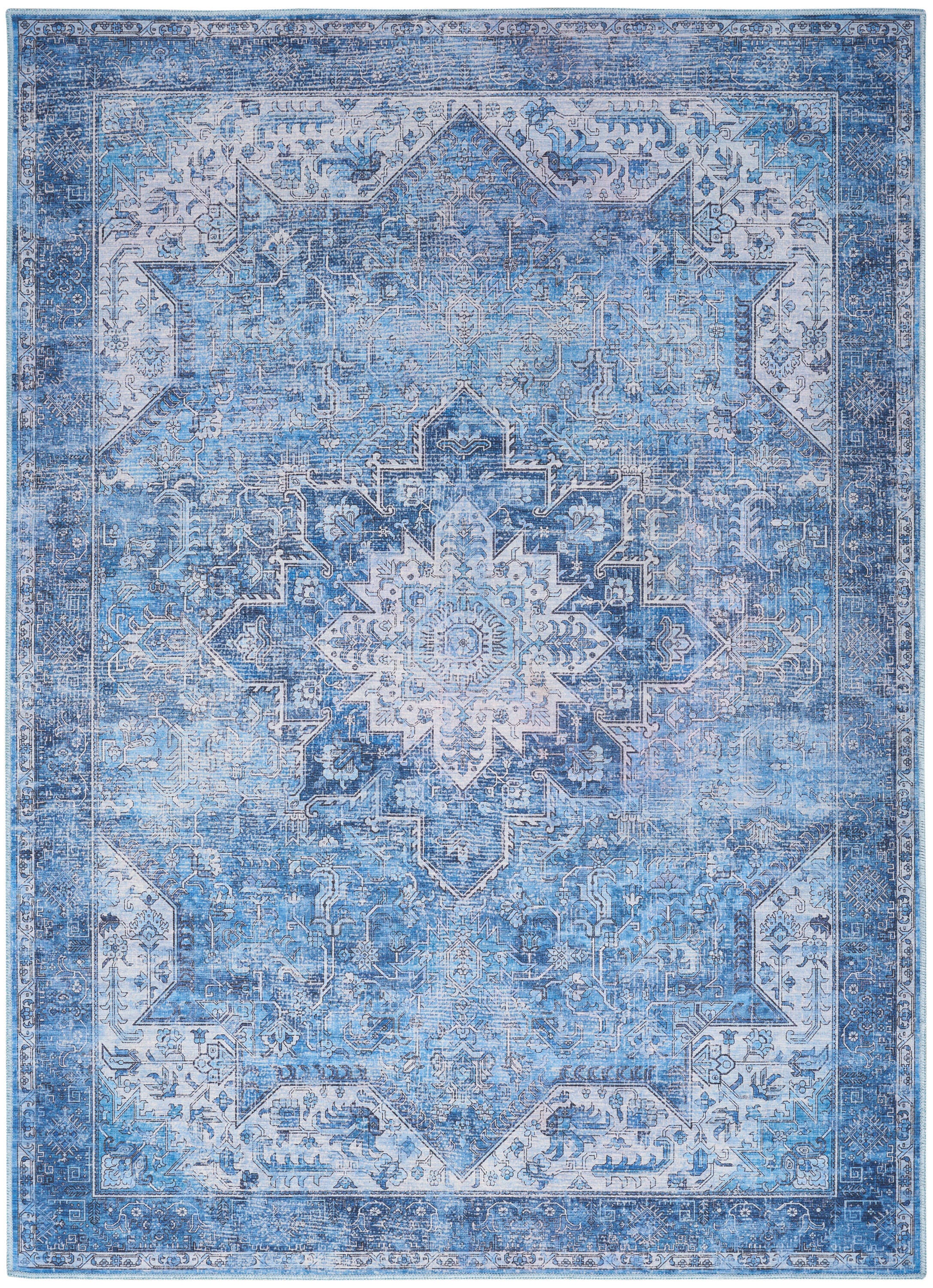 Nourison Home Persian Area Rug, Blue, large