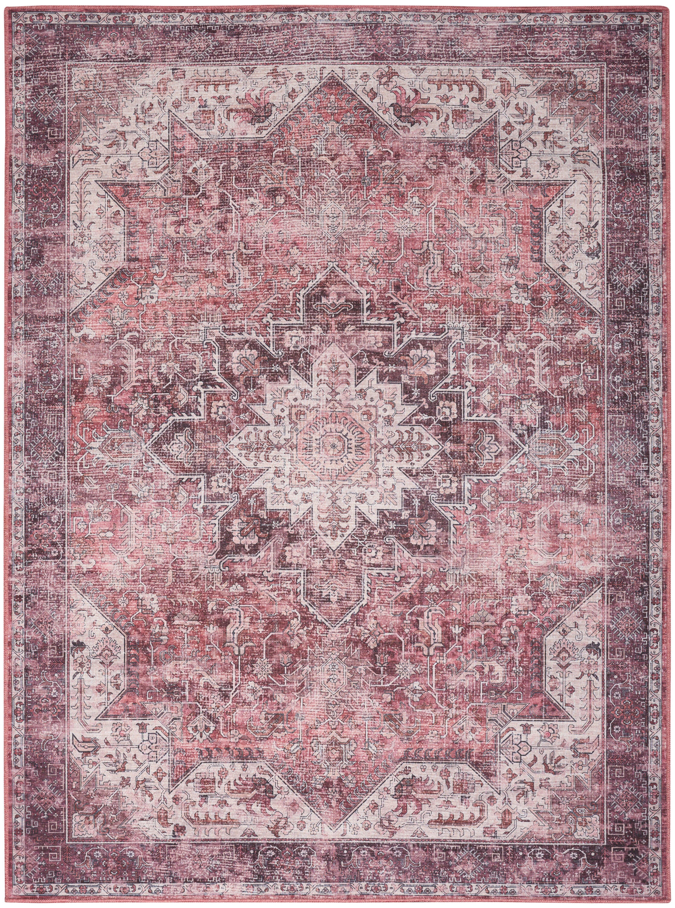 Nourison Home Persian Area Rug, Red, large