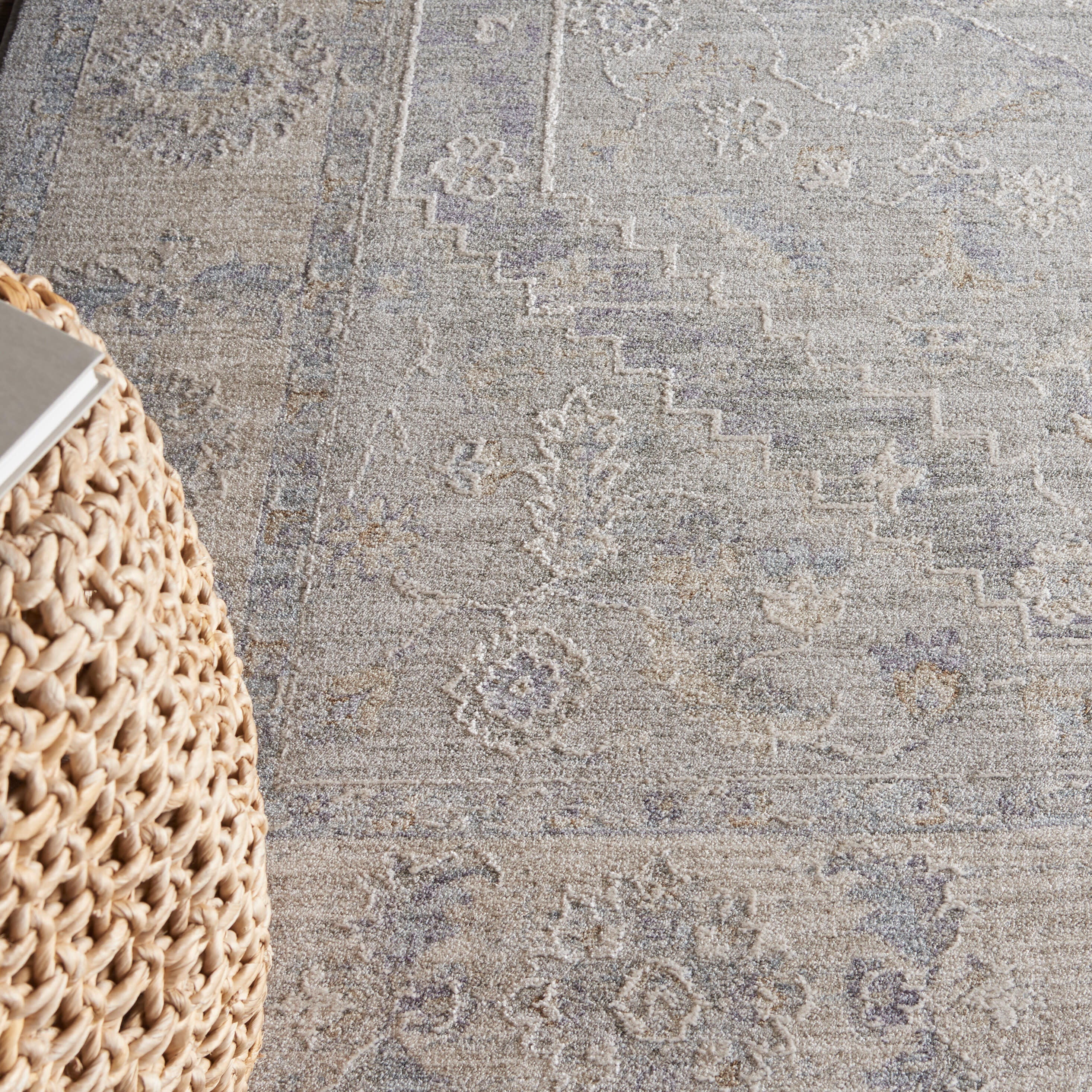 Nourison Home Infinite Motif 3'11" x 5'11" Area Rug, Gray, large