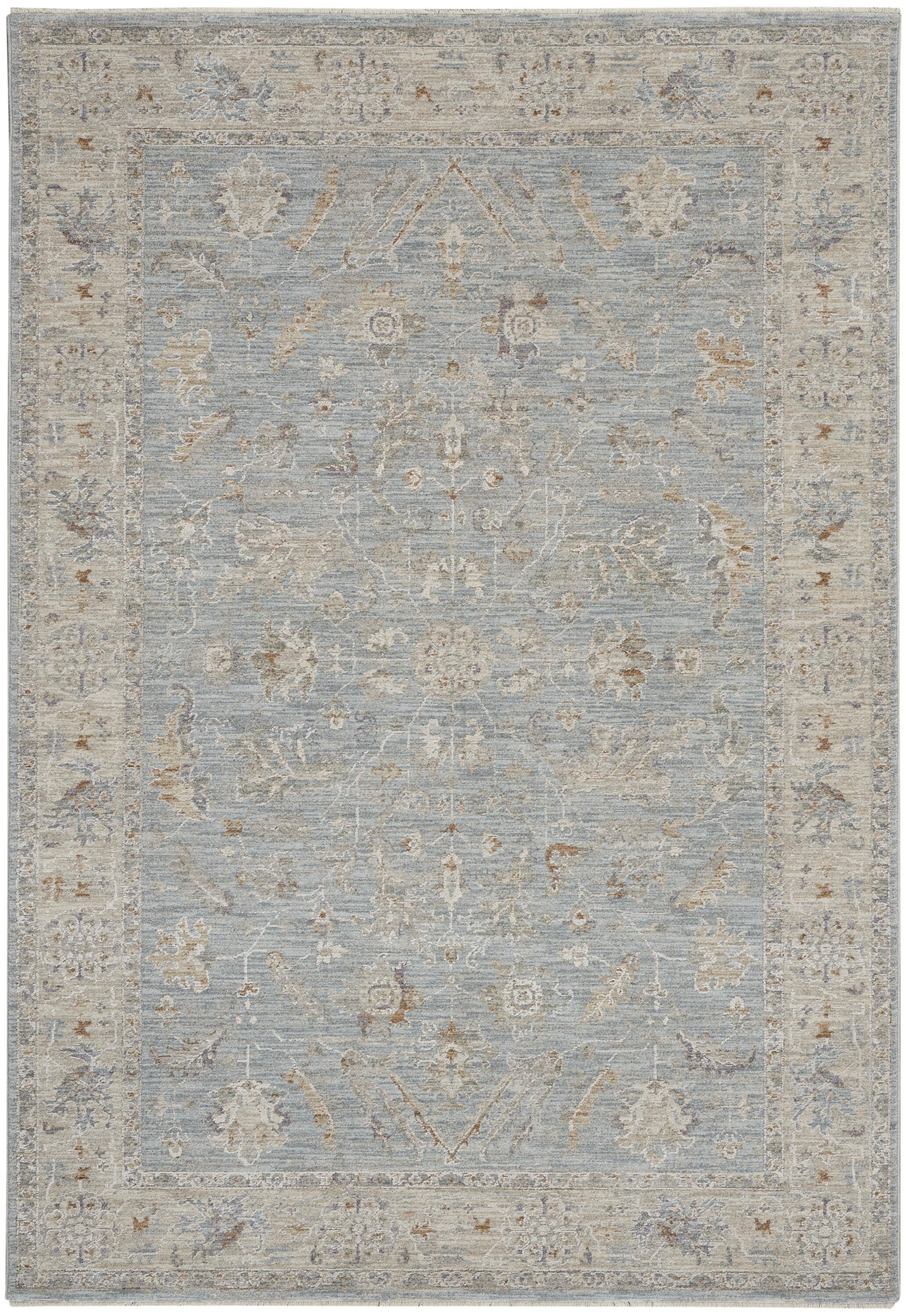 Nourison Home Infinite Antique 5'3" x 7'8" Area Rug, Blue, large