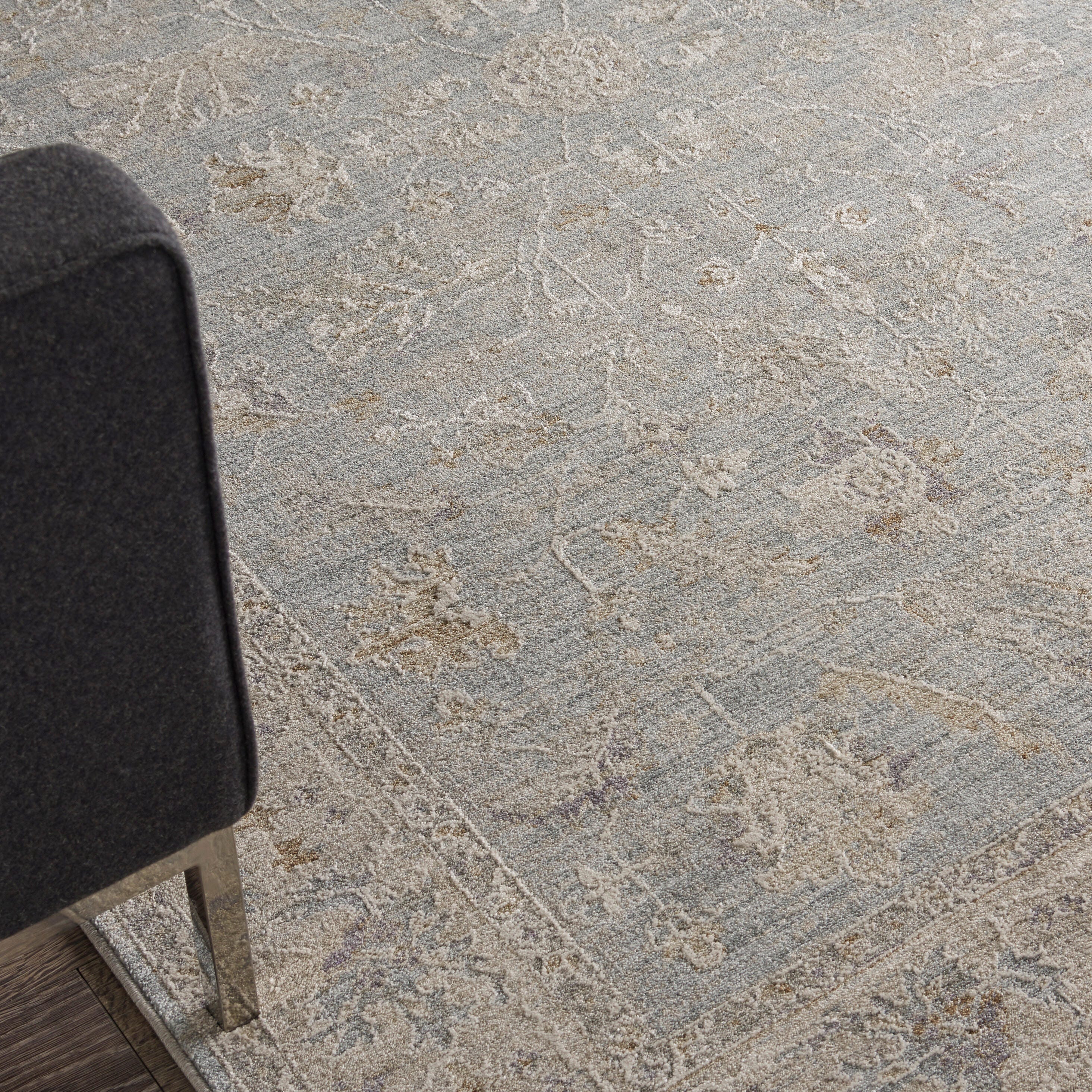 Nourison Home Infinite Antique 5'3" x 7'8" Area Rug, Blue, large