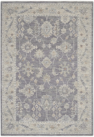 Nourison Home Infinite Blossoms 5'3" x 7'8" Area Rug, Gray/Cream, large
