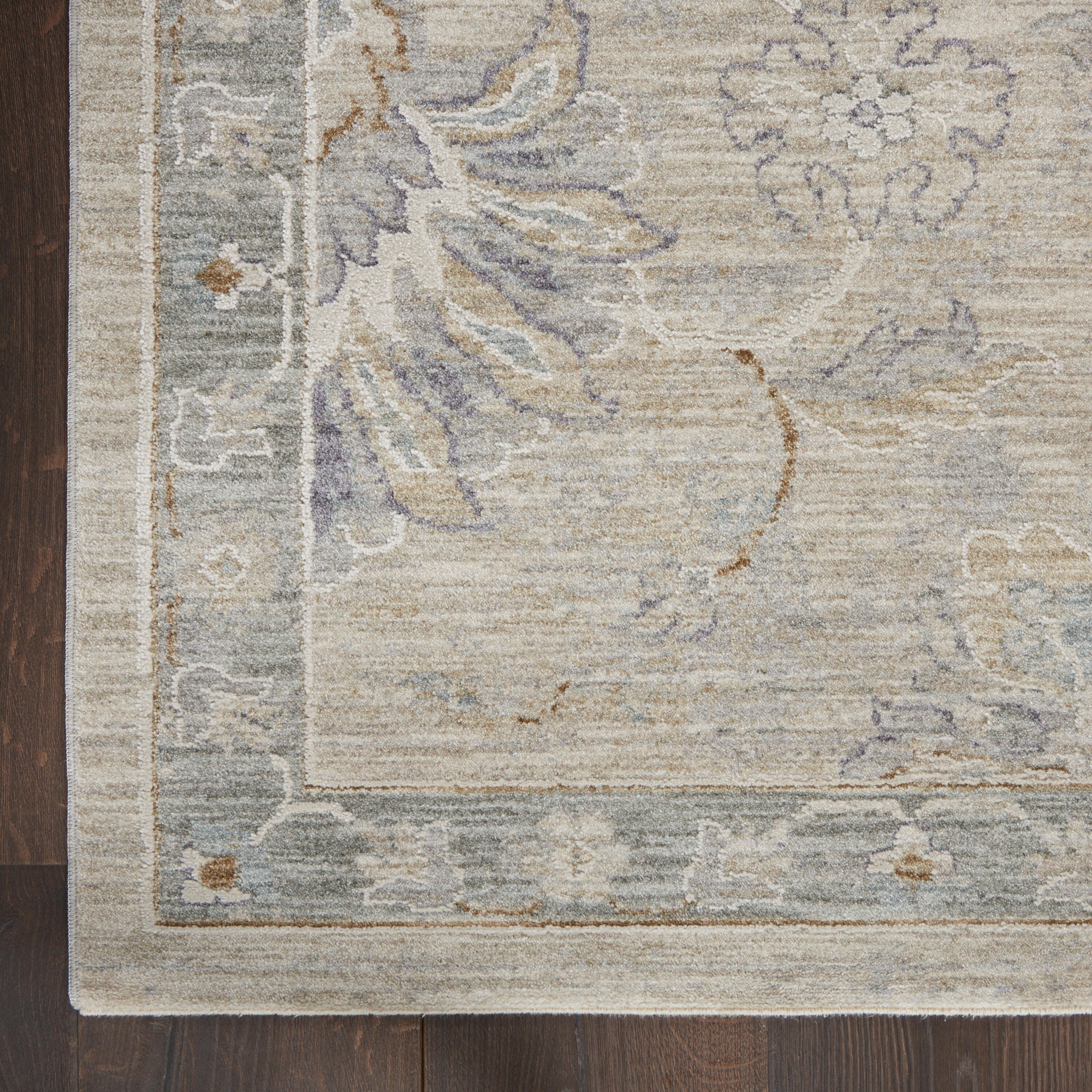 Nourison Home Infinite Classic 2'3" x 10'2" Runner Rug, Light Gray/Tan, large