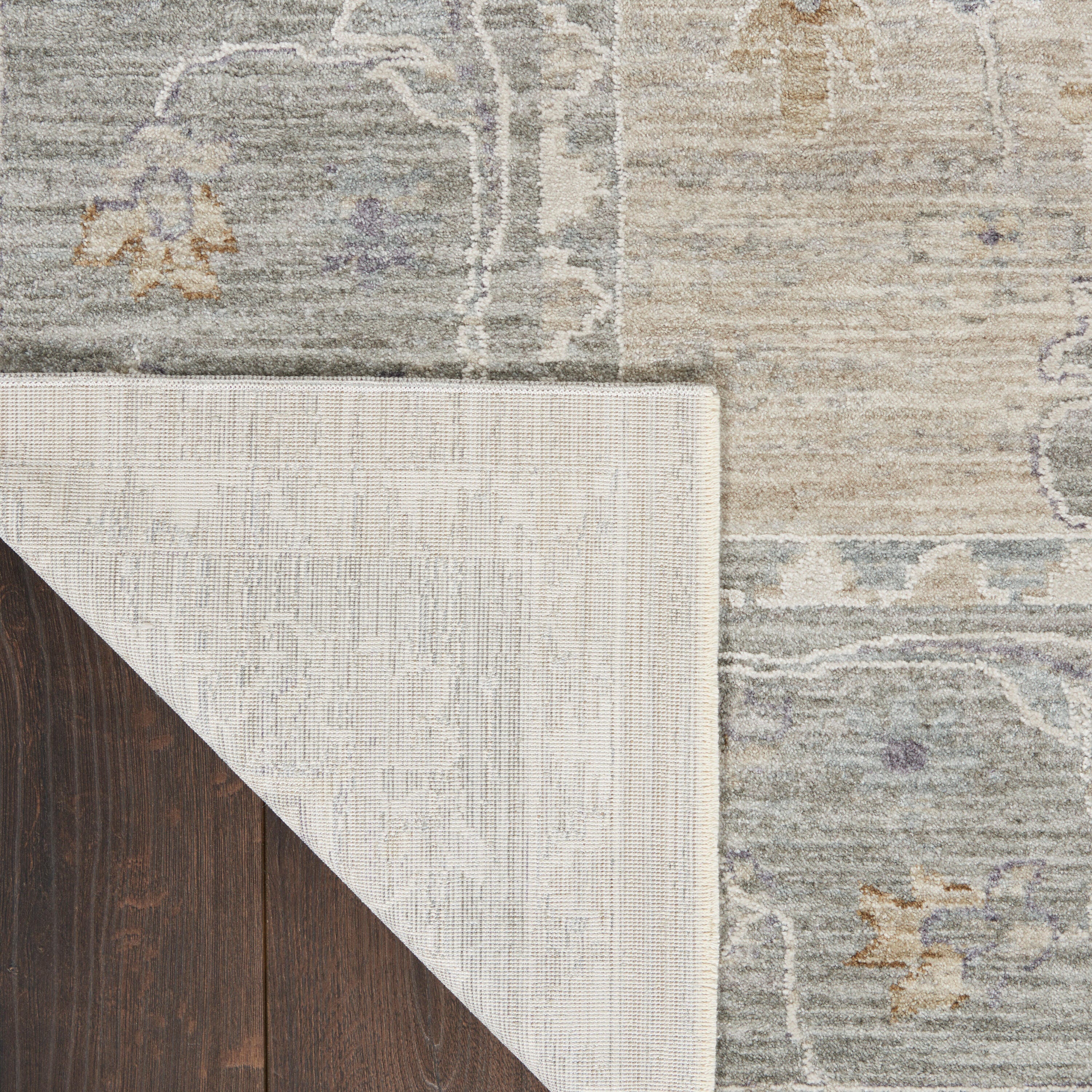 Nourison Home Infinite Blossoms 5'3" x 7'8" Area Rug, Light Gray/Beige, large