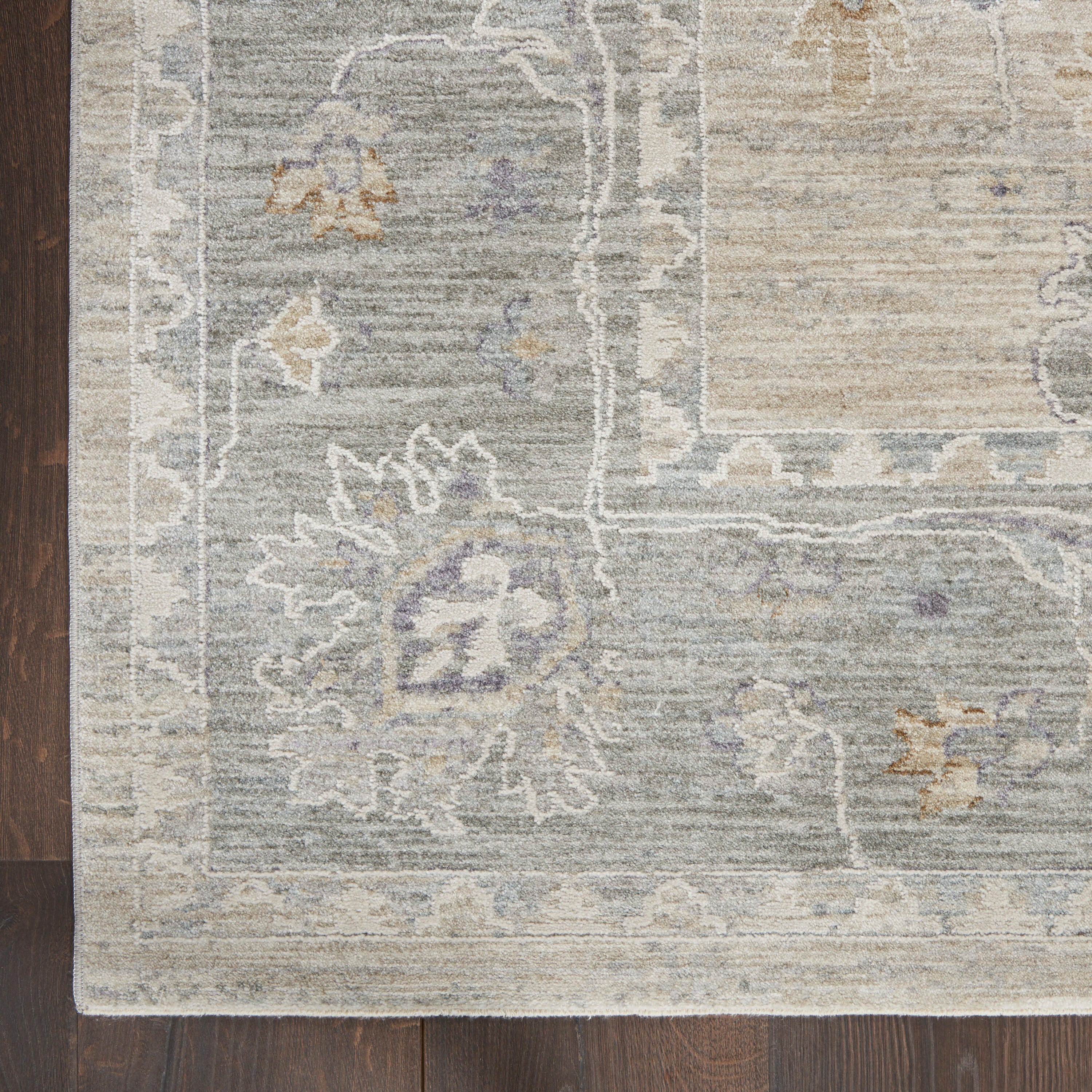 Nourison Home Infinite Blossoms 5'3" x 7'8" Area Rug, Light Gray/Beige, large