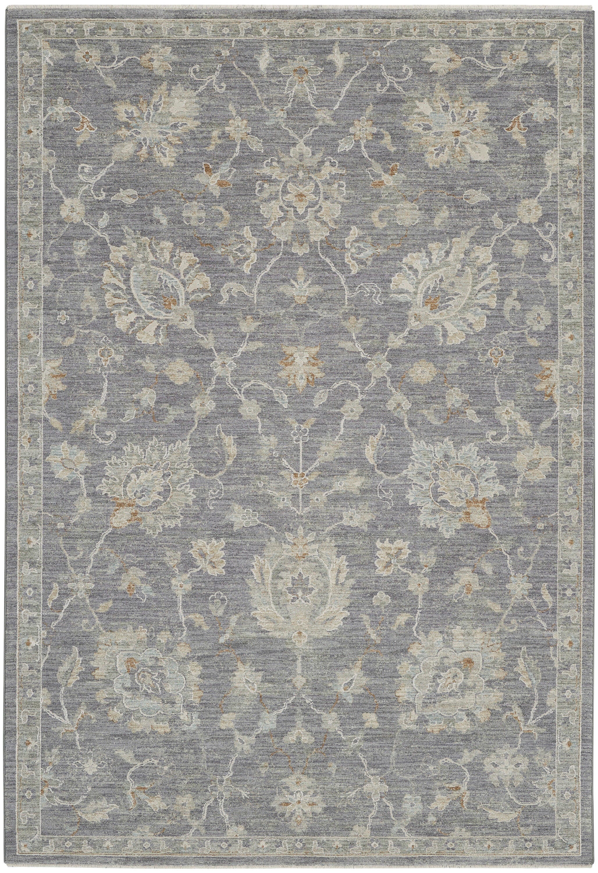 Nourison Home Infinite Classic 5'3" x 7'8" Area Rug, Gray/Ivory, large