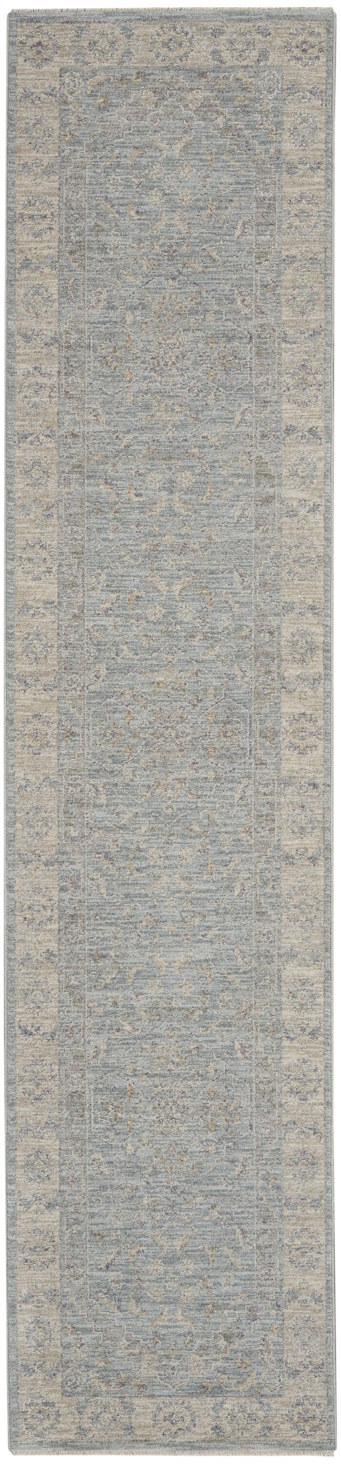 Nourison Home Infinite Motif 2'3" x 10'2" Runner Rug, Blue, large