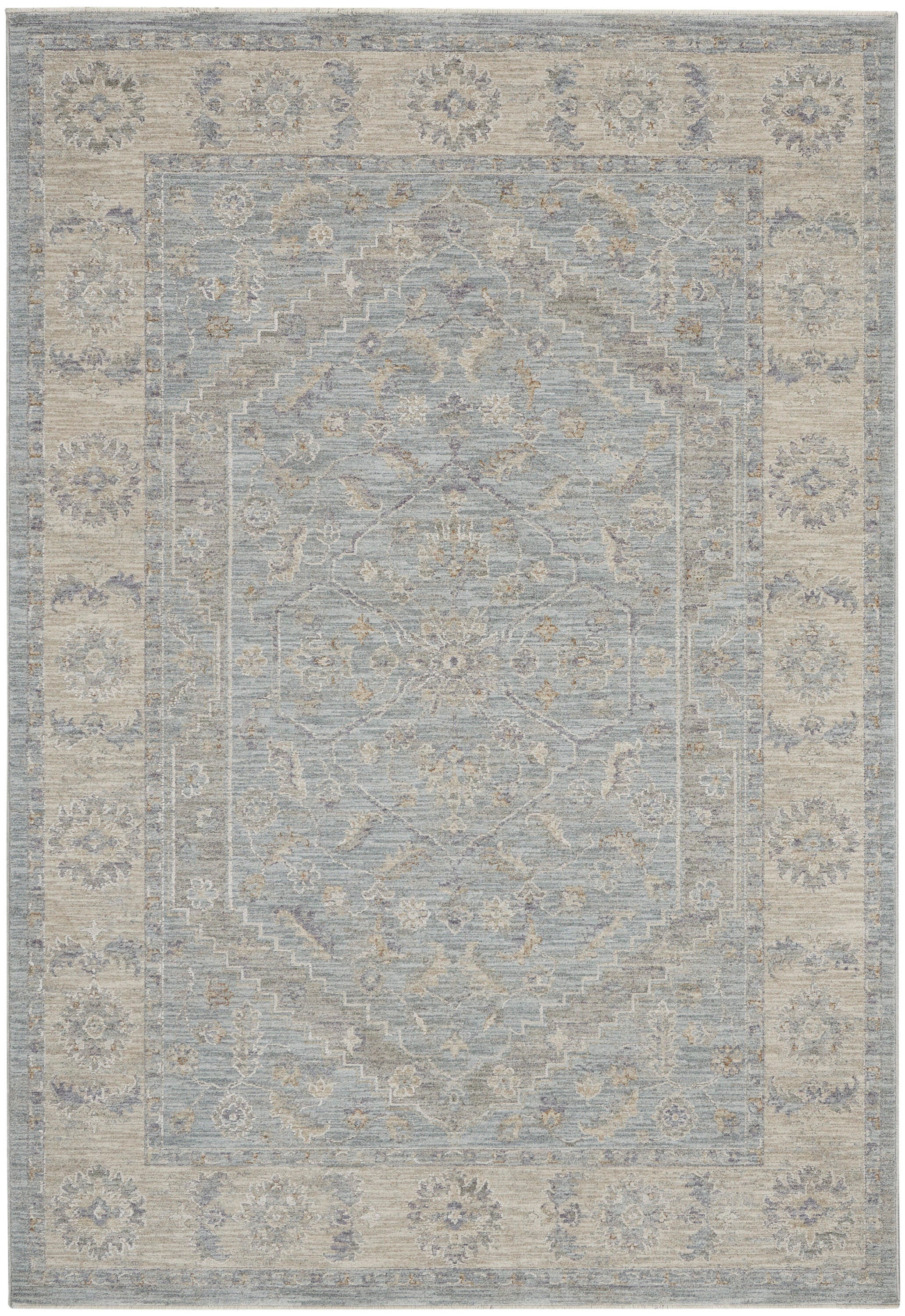 Nourison Home Infinite Motif 5'3" x 7'8" Area Rug, Blue, large