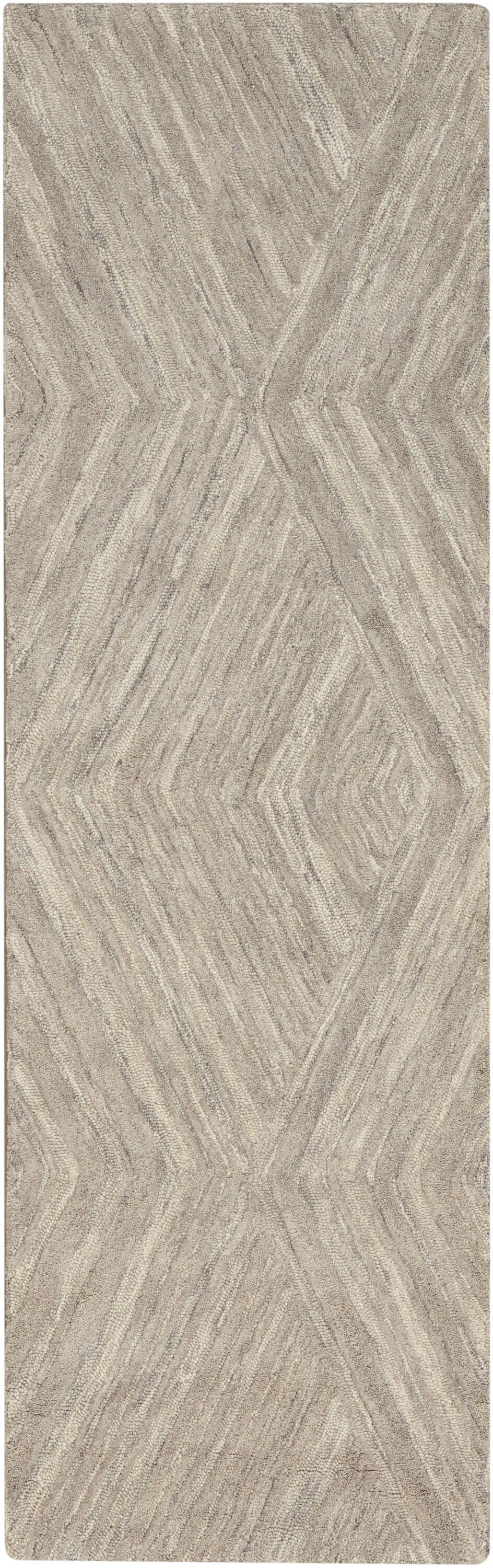 Nourison Home Graceful 2'3" x 7'6" Runner Rug, Gray, large