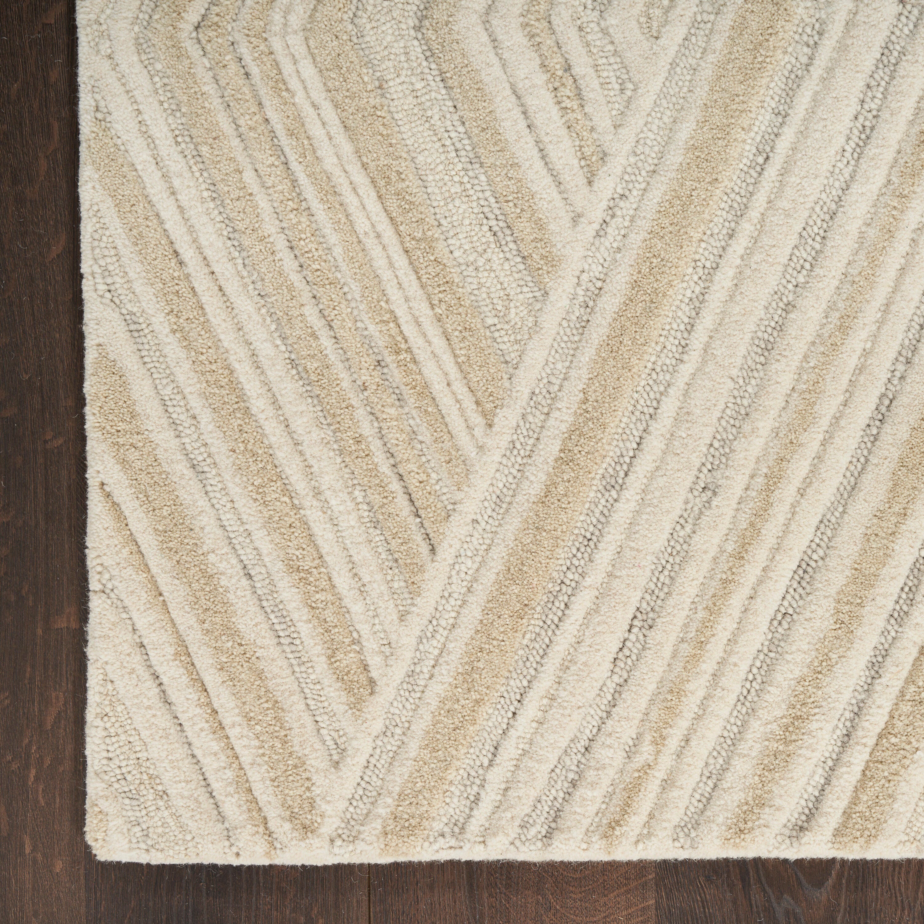 Nourison Home Graceful 2'3" x 7'6" Runner Rug, Ivory, large