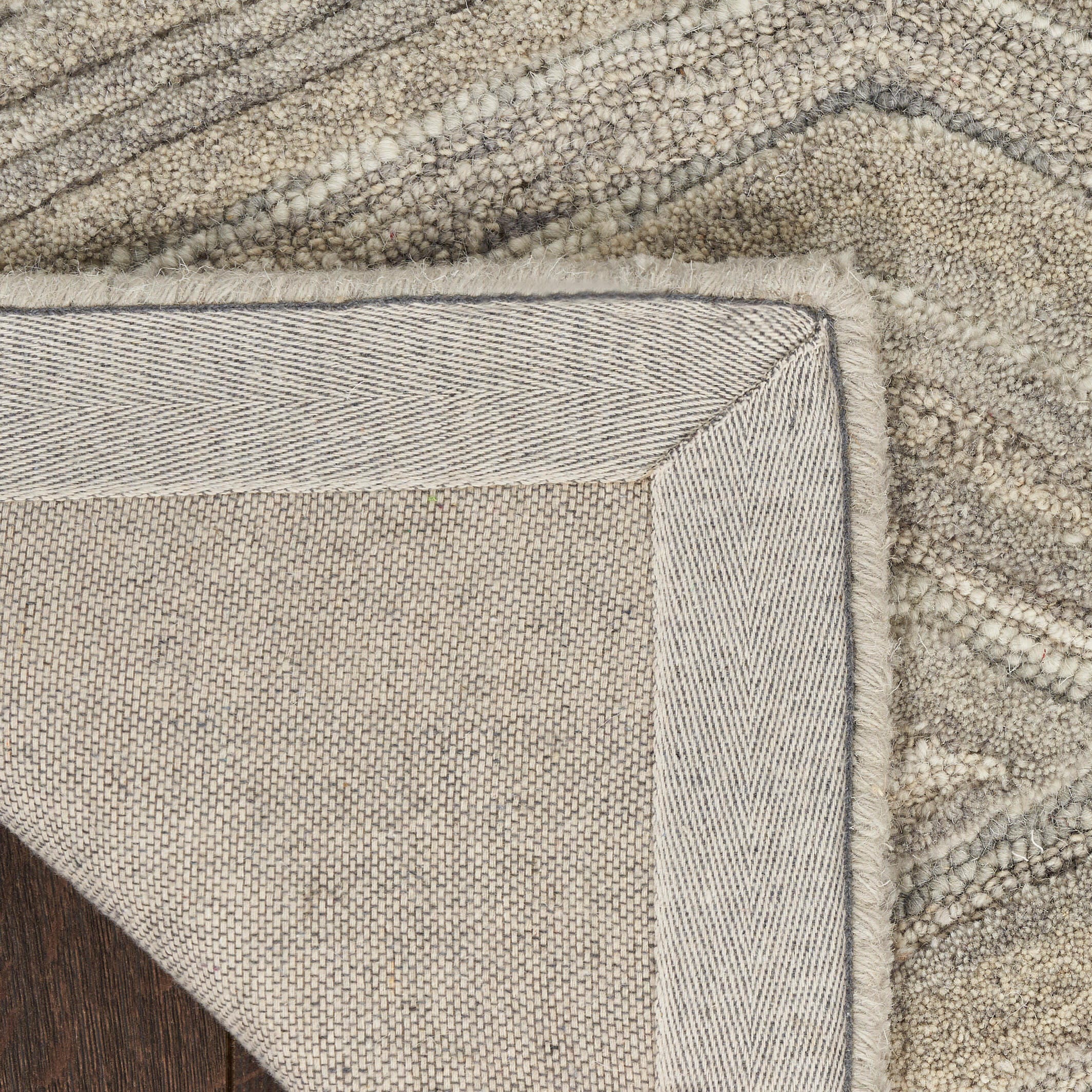 Nourison Home Graceful Geometric 5'3" x 7'3" Area Rug, Gray, large
