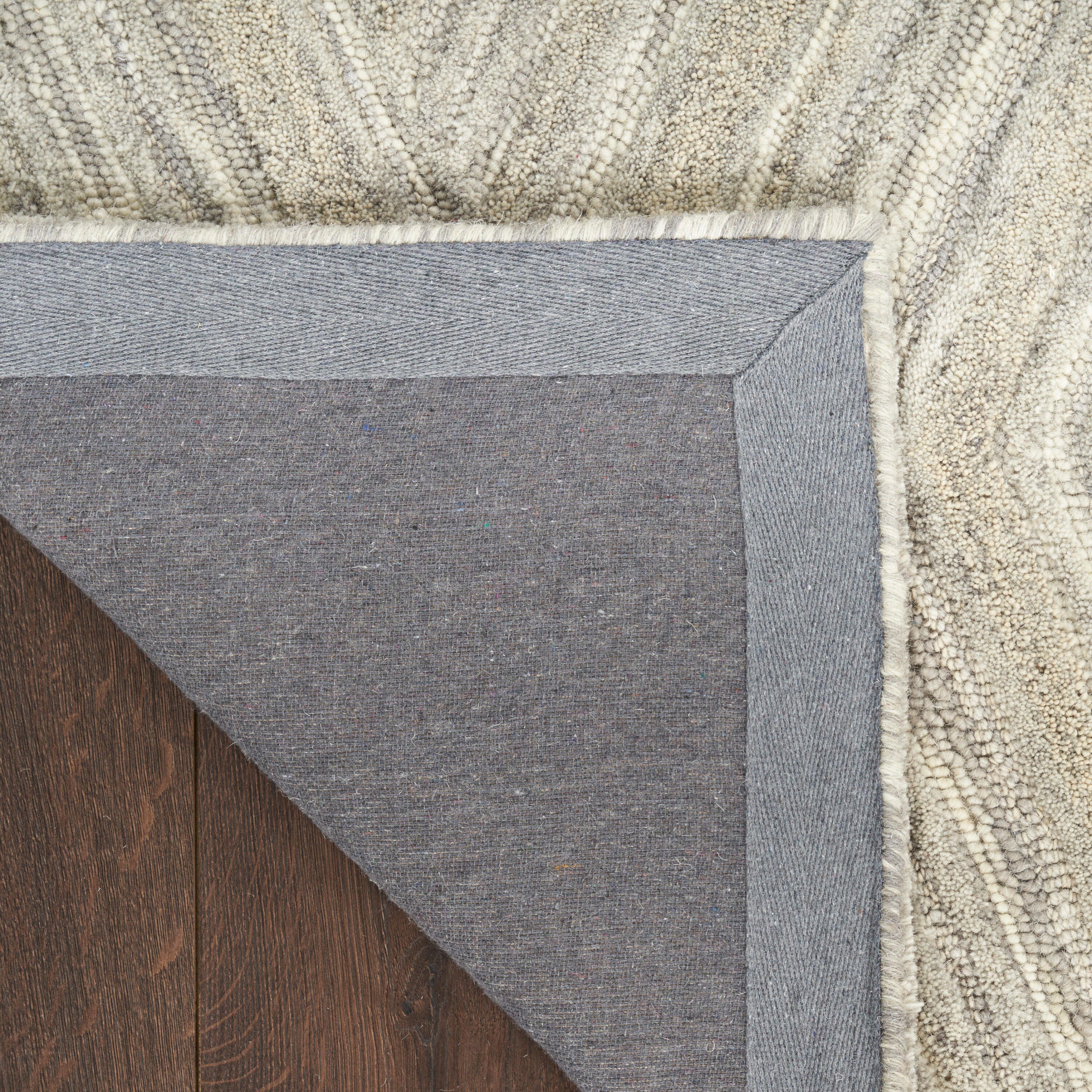Nourison Home Graceful Textured 7'9" x 9'9" Area Rug, Gray, large