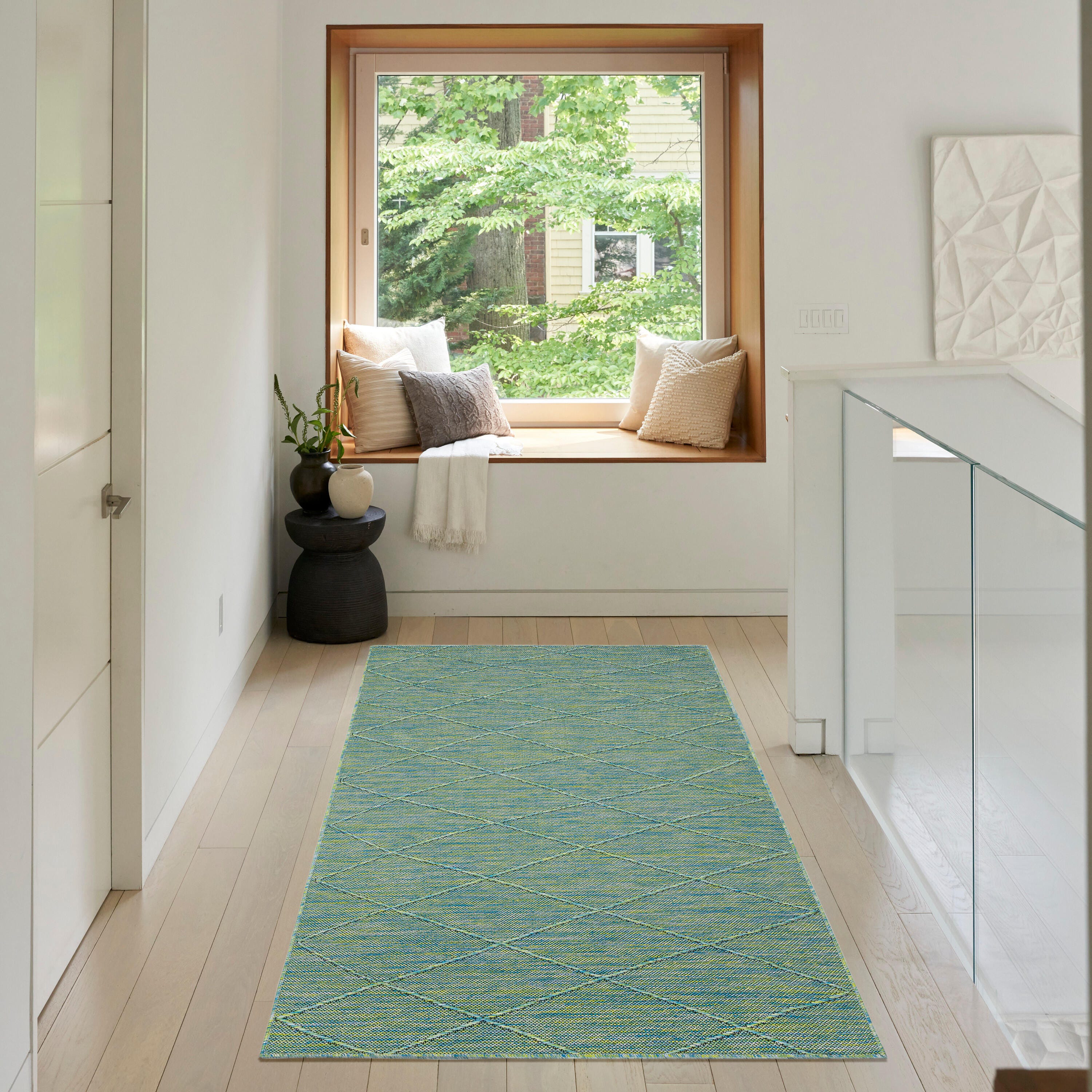 Nourison Home 2' x 3' Accent Rug, Blue/Green, rollover