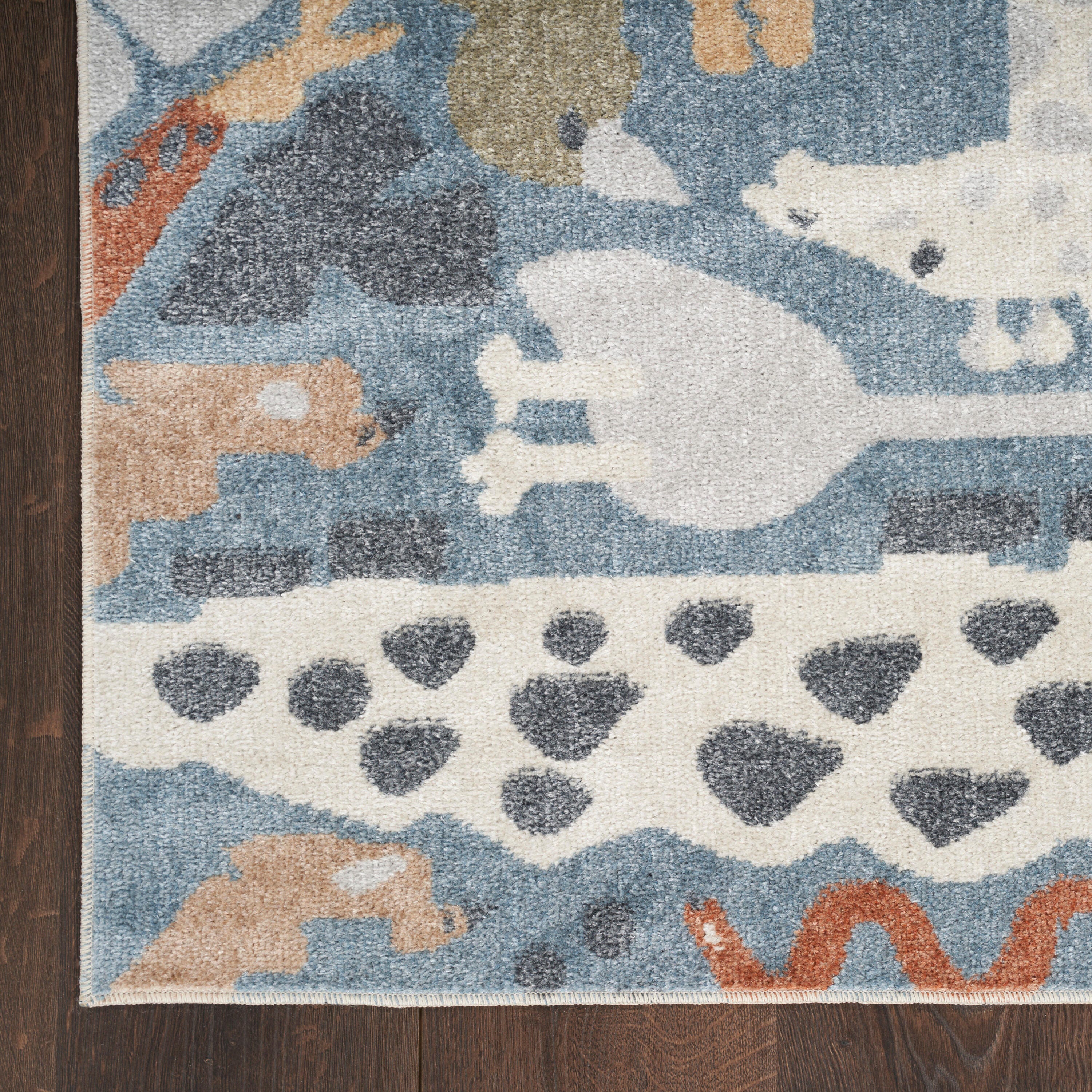 Nourison Home Astra Animal Print 2' x 6' Runner Rug, Multi, large
