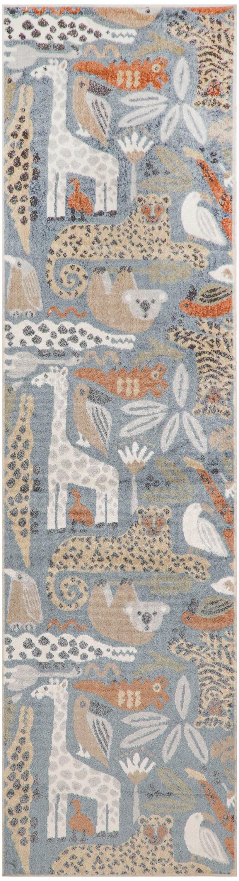 Nourison Home Astra Animal Print 2'2" x 8' Runner Rug, Multi, large