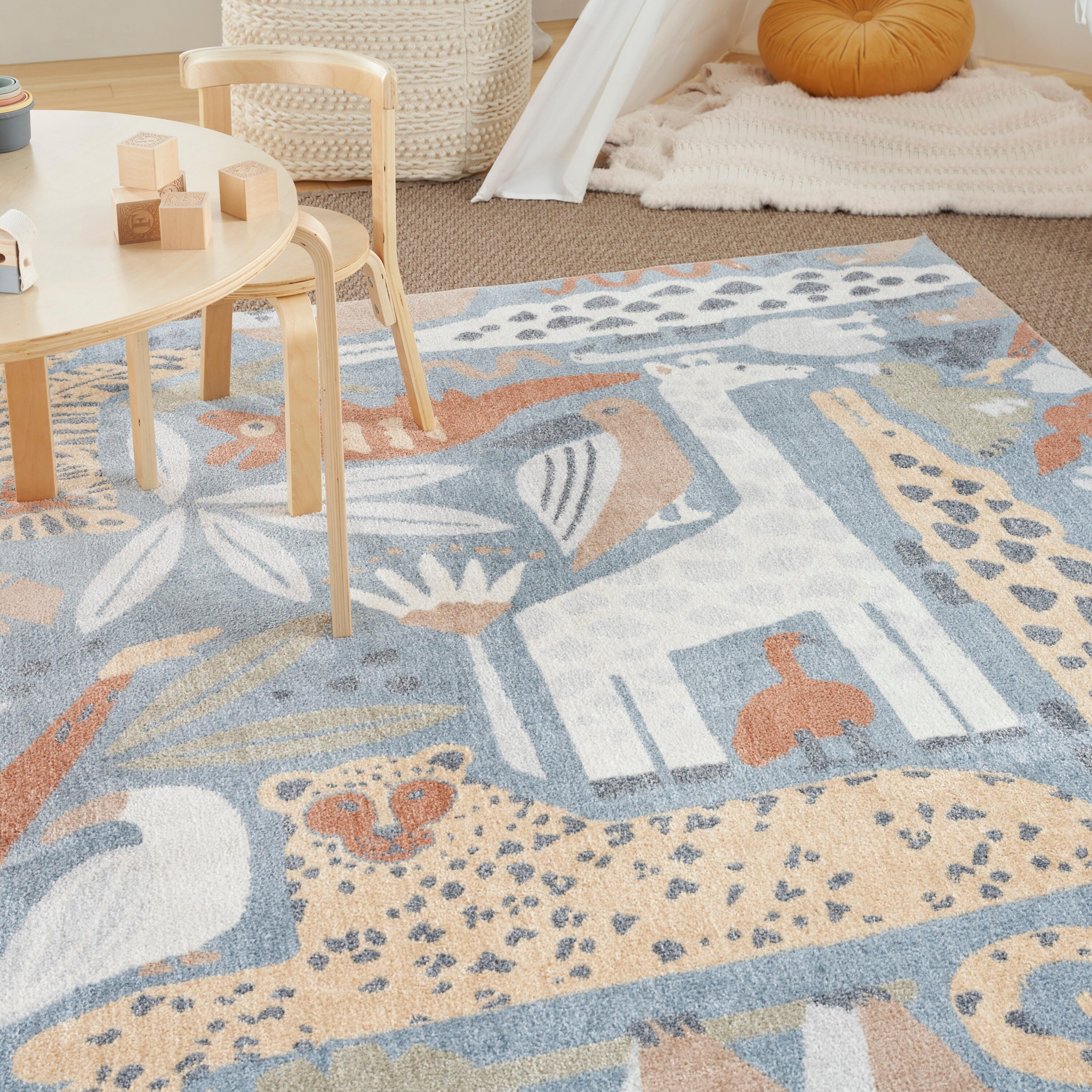Nourison Home Astra Animal Print 9' x 12' Area Rug, Multi, large