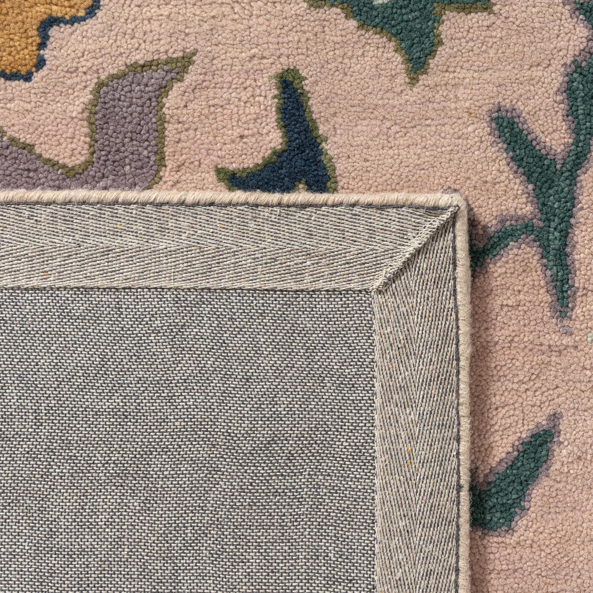 Suvii Home Elara Artistic 9' x 12' Area Rug, Pink/Multi, large