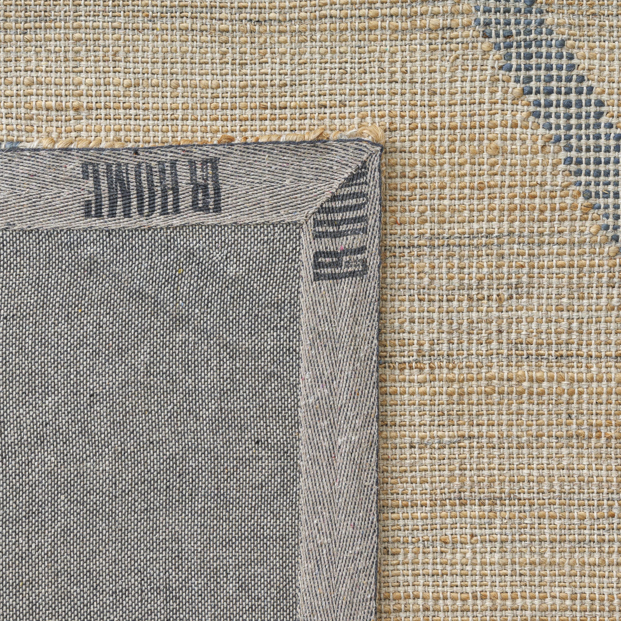 Suvii Home  Mist Abstract 9' x 12' Area Rug, Beige/Blue, large