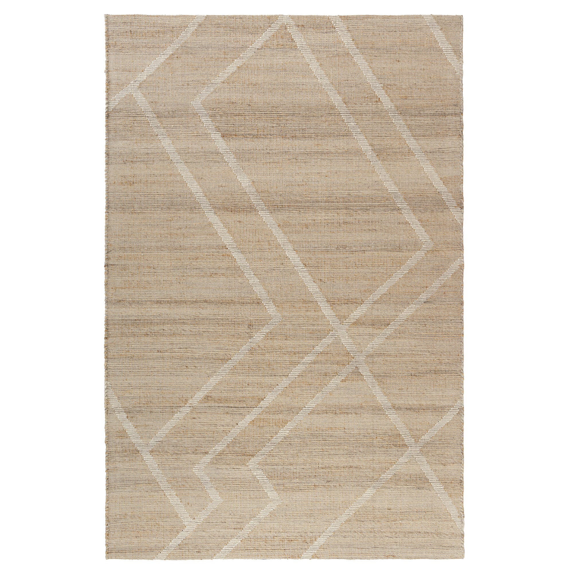 Suvii Home  Mist Abstract 9' x 12' Area Rug, Ivory/Beige, large