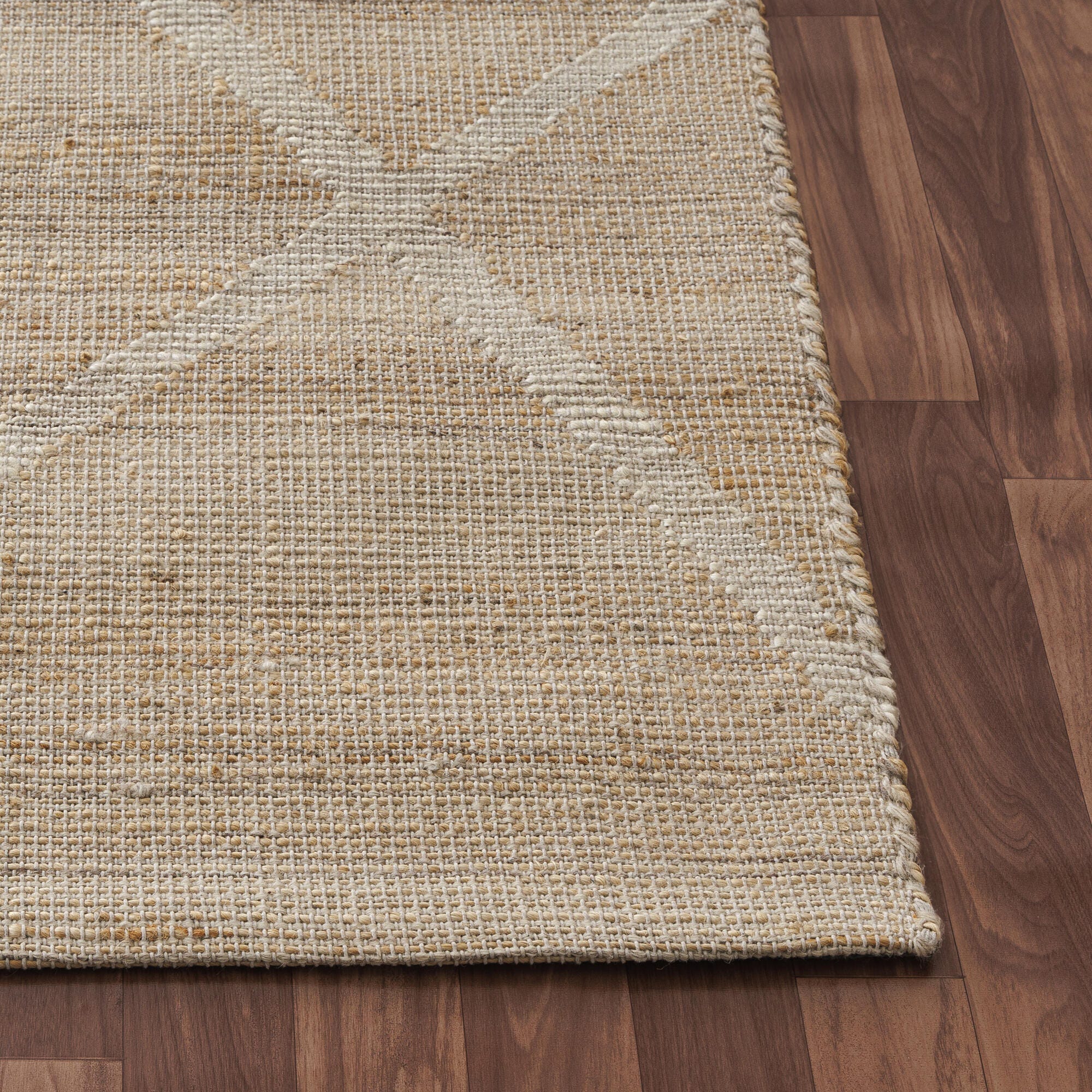 Suvii Home  Mist Abstract 9' x 12' Area Rug, Ivory/Beige, large