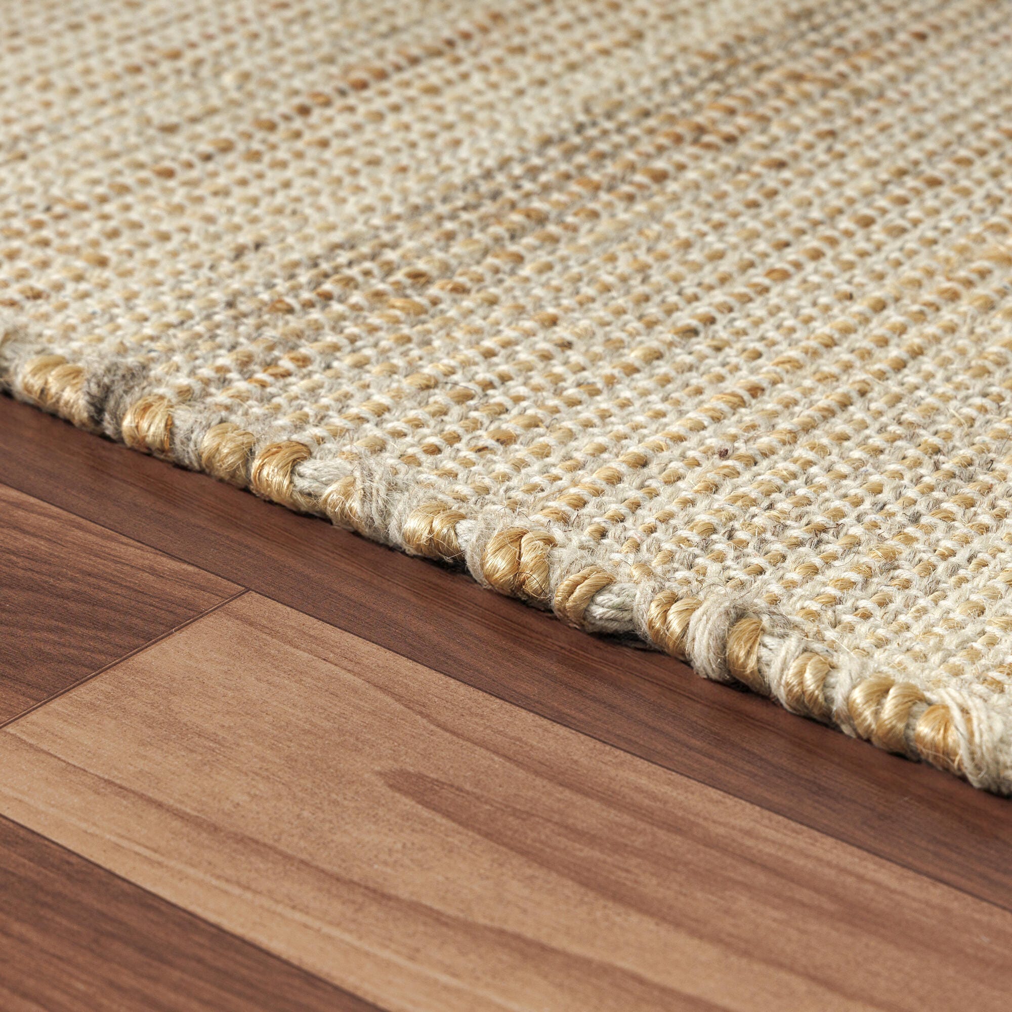 Suvii Home  Mist Abstract 9' x 12' Area Rug, Green/Beige, large